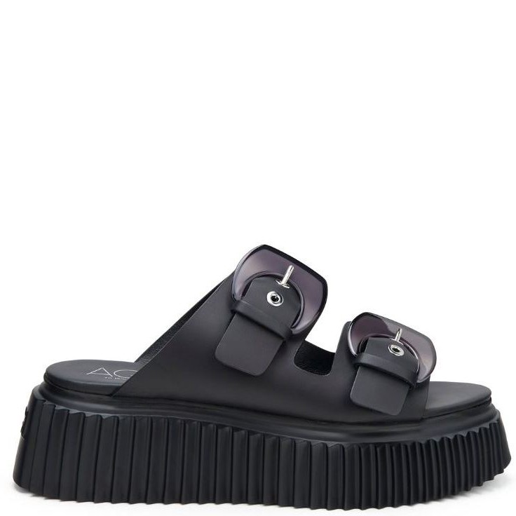AGL Šlepetės moterims, Juoda, Agatha slippers, leo642071pqko0371013 2