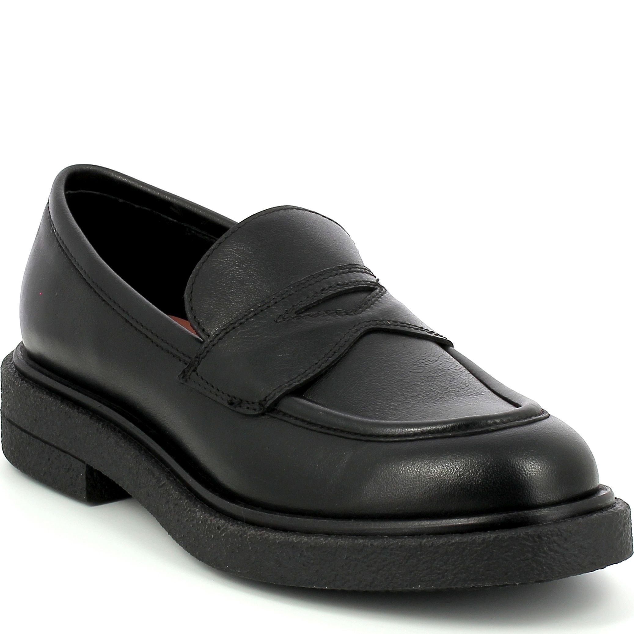 CARMENS Loaferiai moterims, Juoda, Brook clam loafers 1