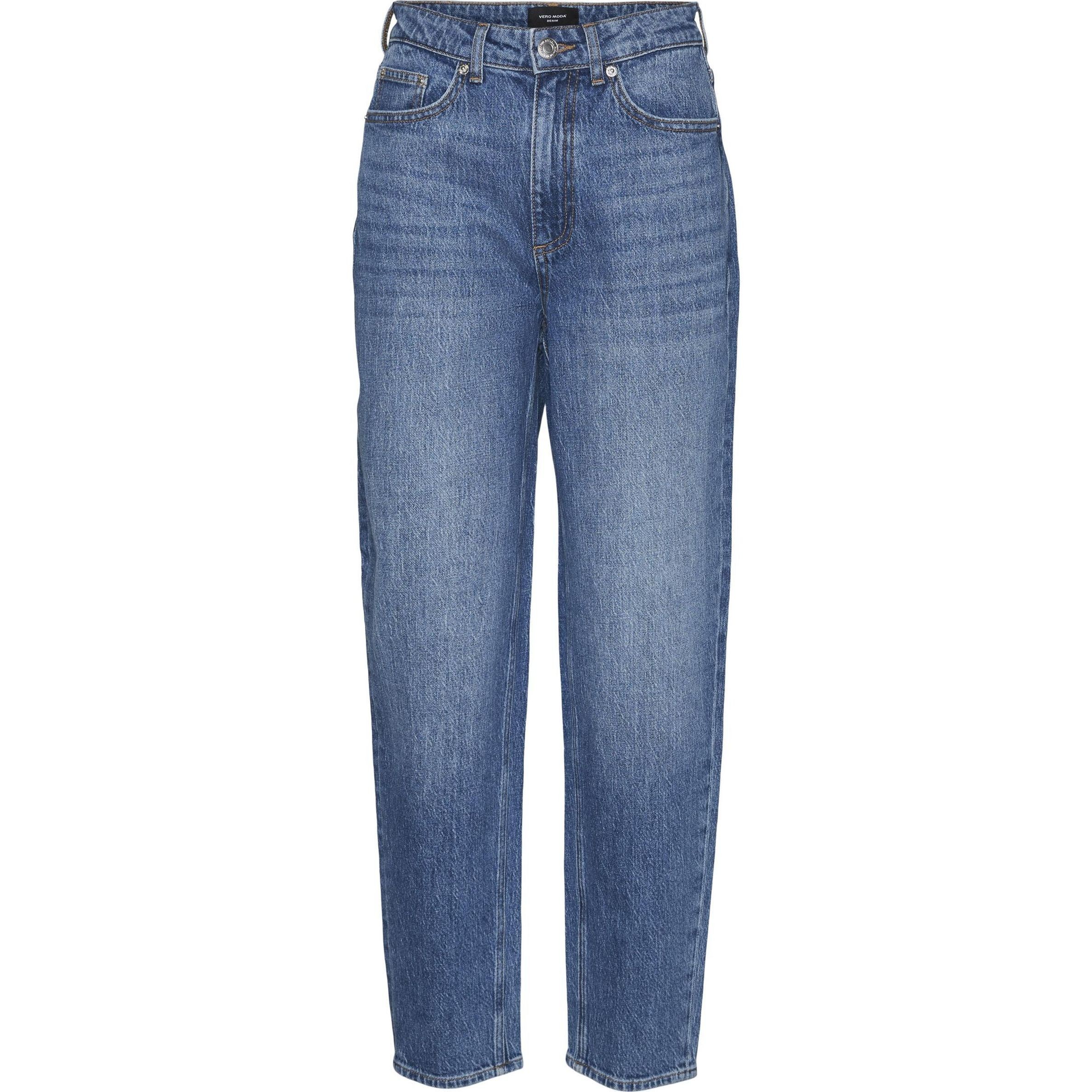 VERO MODA Aptempti džinsai moterims, Mėlyna, Tessa mom jeans 7