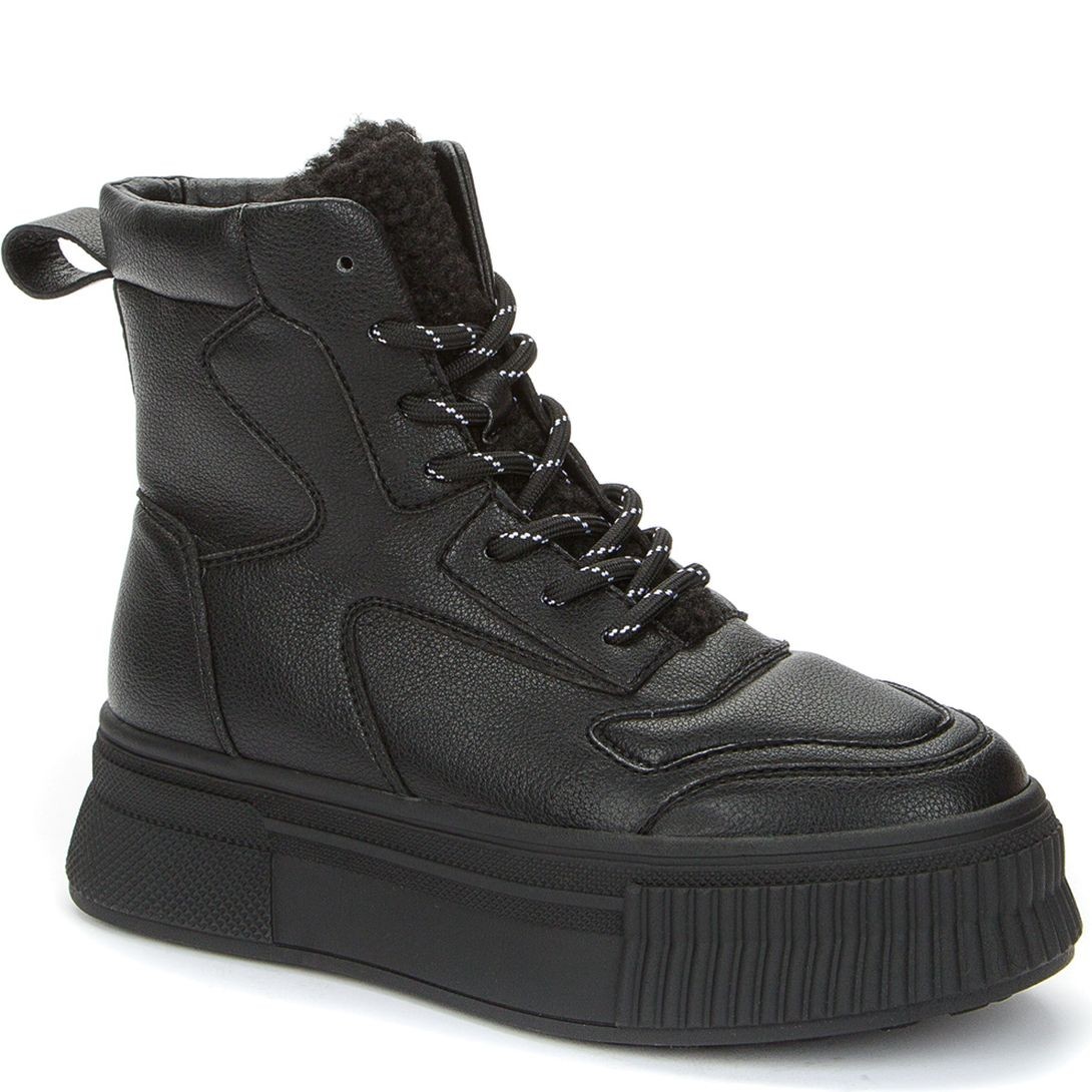 KEDDO Pašiltinti aulinukai mergaitėms, Juoda, WARM BOOTS