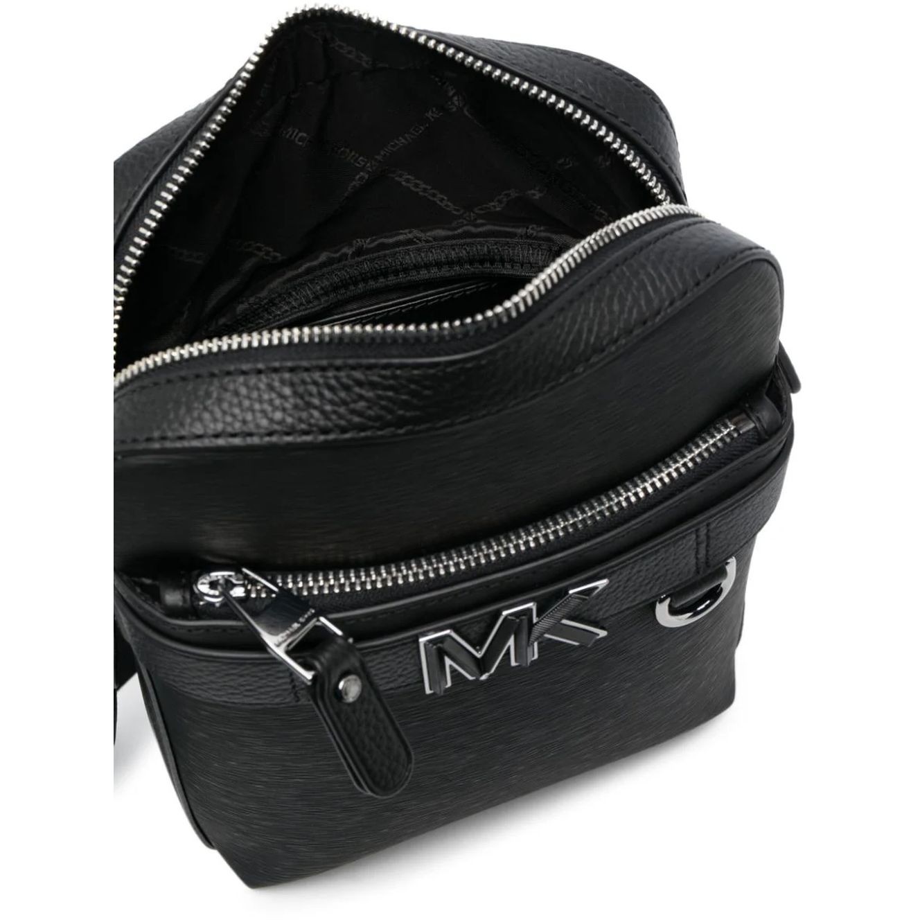 MICHAEL KORS Rankinė per petį vyrams, Juoda, Flight bag 4