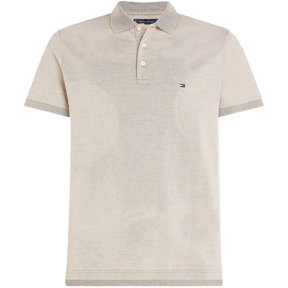 TOMMY HILFIGER Polo marškiniai trumpos rank. vyrams, Žalia, Oxford logo collar polo 1