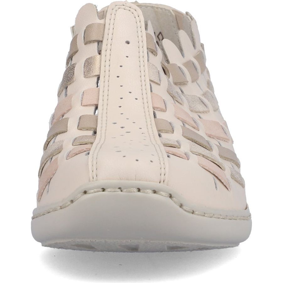 RIEKER Basutės moterims, Smėlio, SANDALS 6