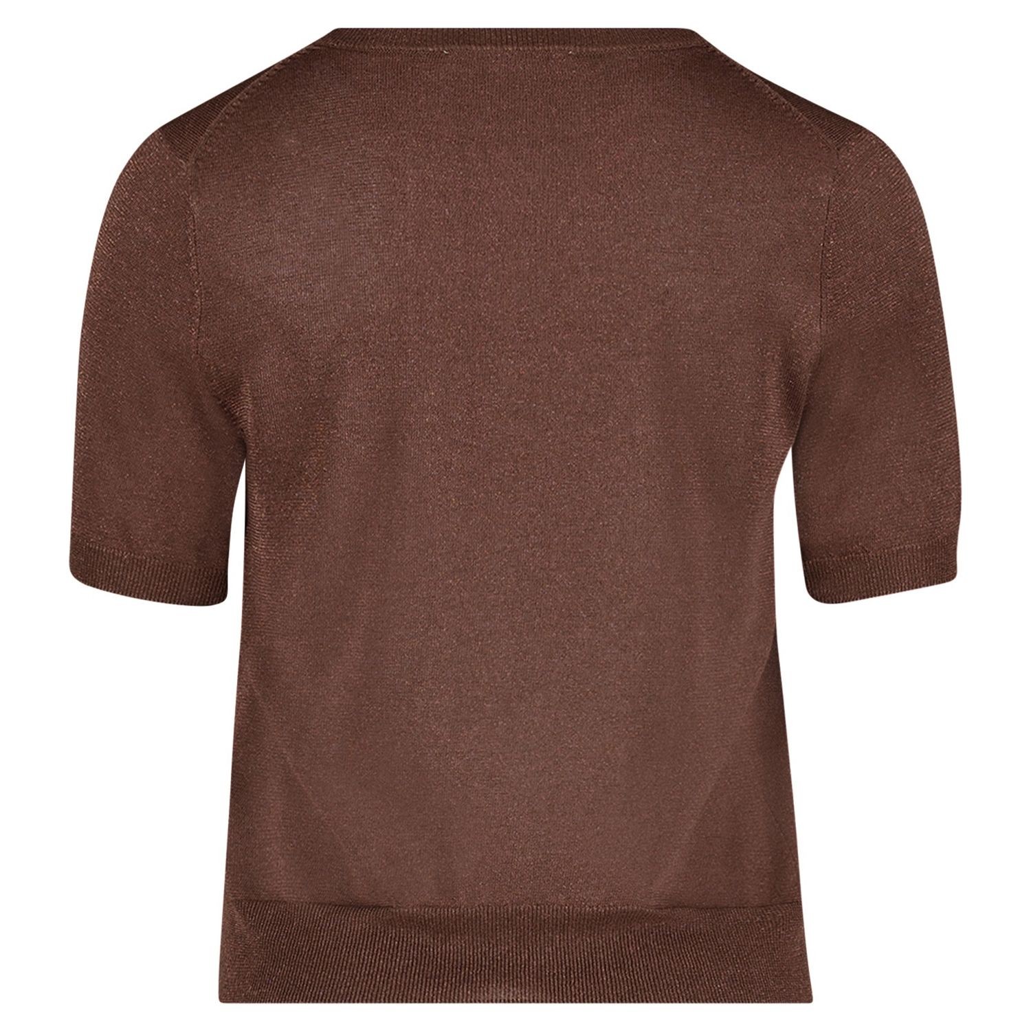 BETTY & CO Megzta palaidinė moterims, Ruda, Short-sleeved knit sweater 2