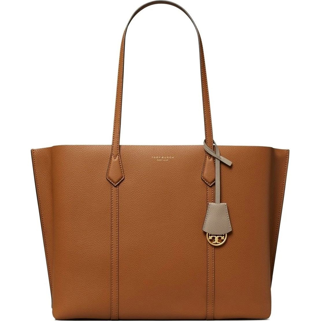 TORY BURCH Pirkinių krepšys moterims, Ruda, Perry triple-compartment tote 1