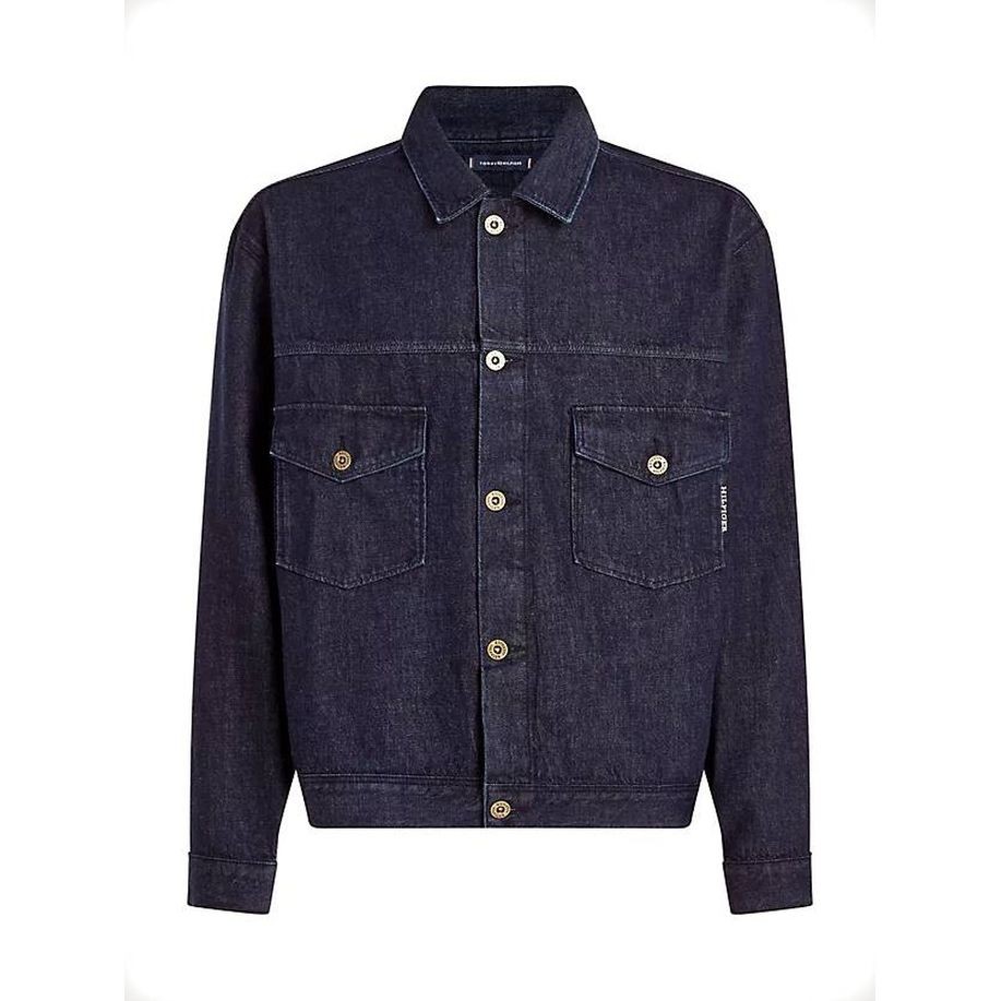TOMMY HILFIGER Džinsinis švarkas vyrams, Mėlyna, Type 2 jkt bow blue