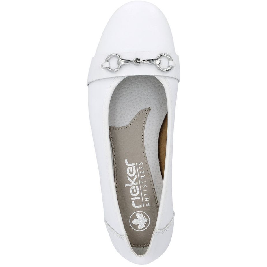 RIEKER Balerinos moterims, Balta, BALLERINAS 6