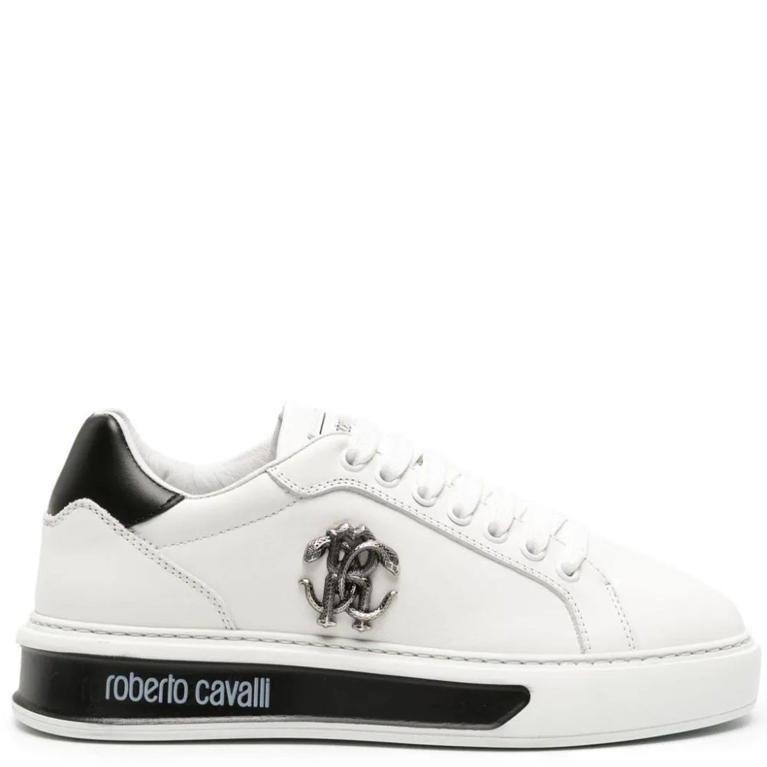 ROBERTO CAVALLI Laisvalaikio bateliai moterims, Balta, Sneakers 2
