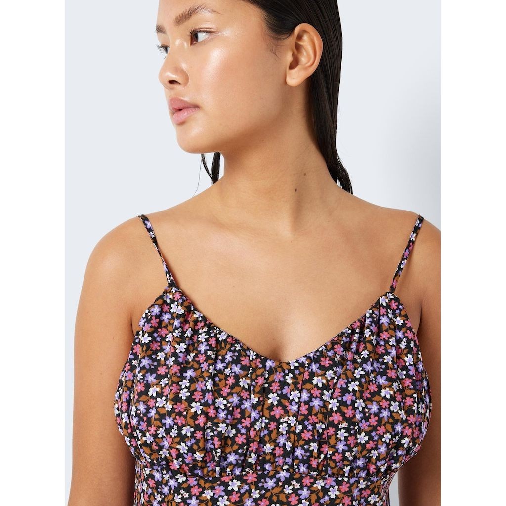 NOISY MAY Mini suknelė moterims, Juoda, NMRUE STRAP MINI DRES 5