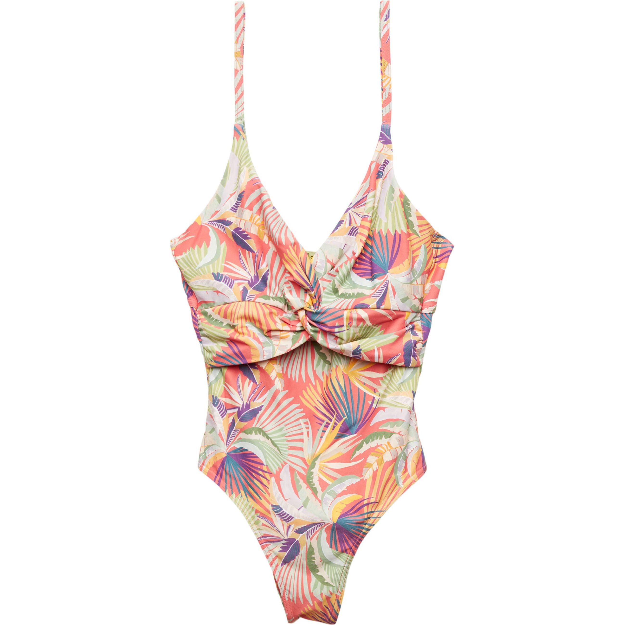 ESPRIT Maudymosi kostiumėlis moterims, Raudona, Palm Swimsuit 1