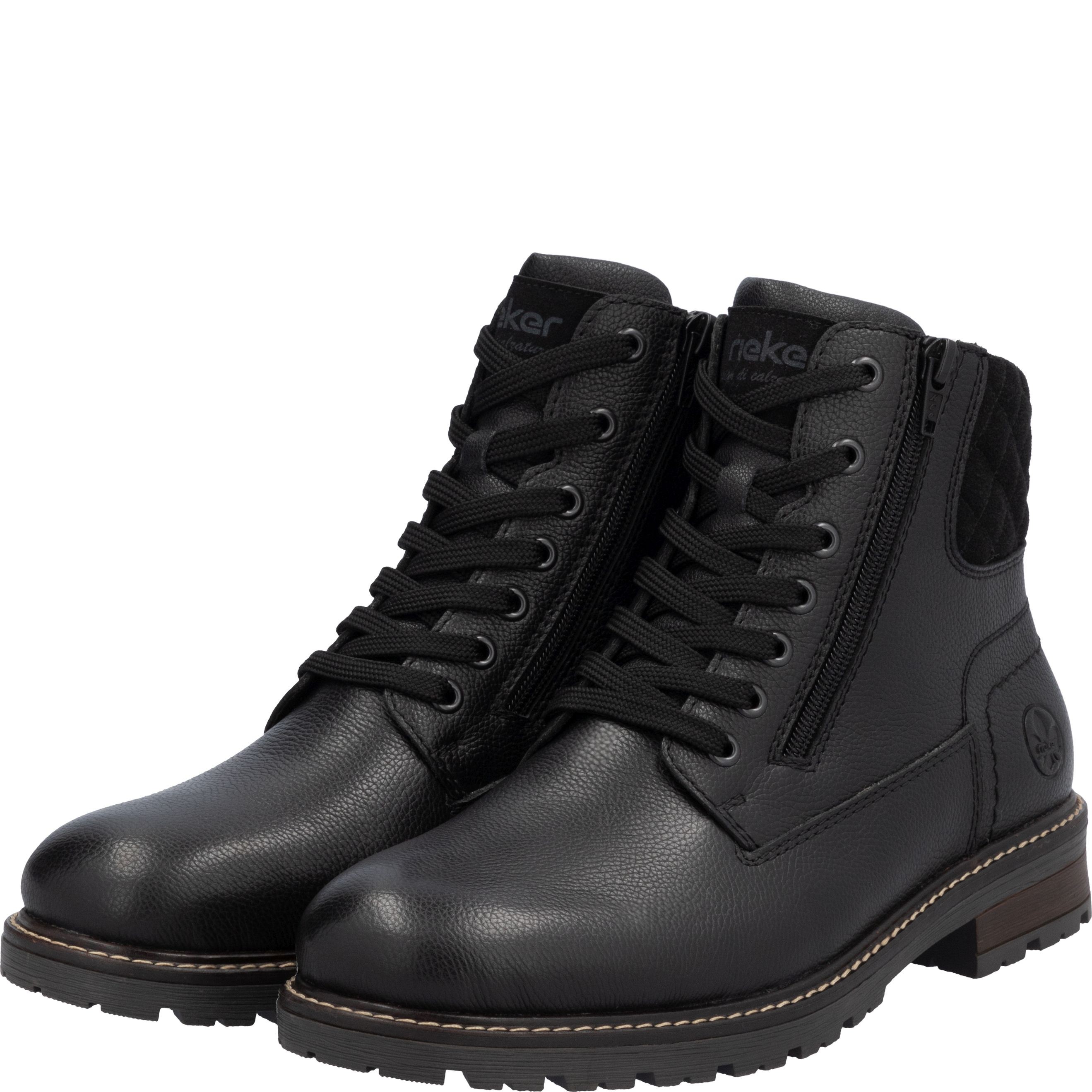 RIEKER Aulinukai vyrams, Juoda, BOOTIES 8