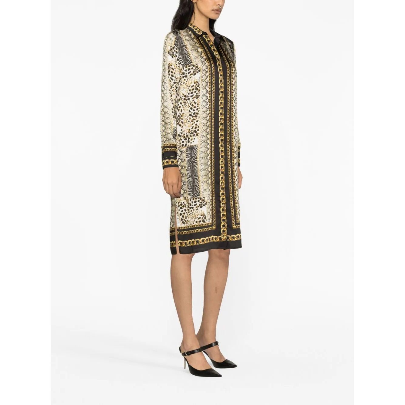 JUST CAVALLI Marškiniai ilgomis rankovėmis moterims, Kūno, Long shirt 4