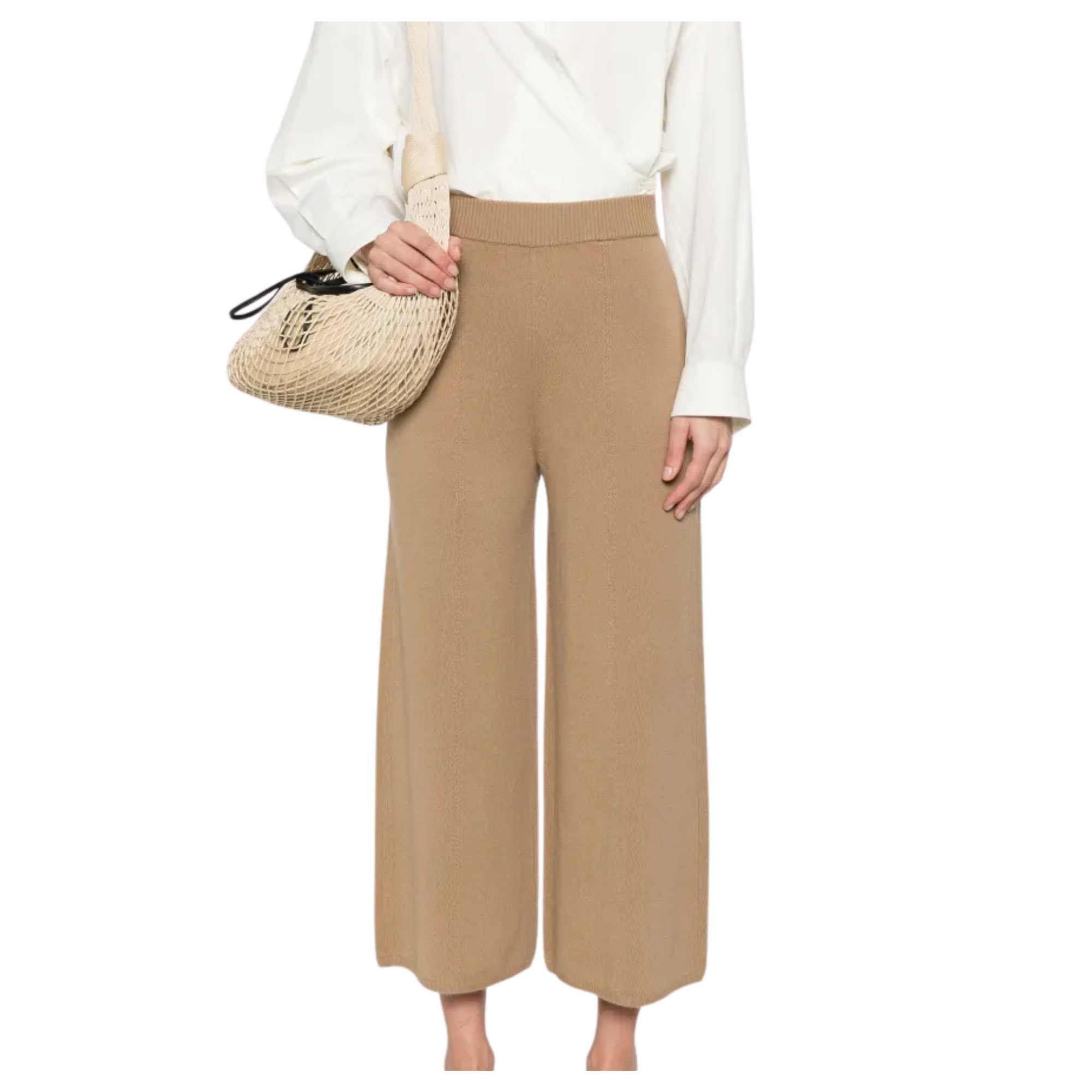 JOSEPH Kelnės moterims, Ruda, Culotte pants-soft wool 2