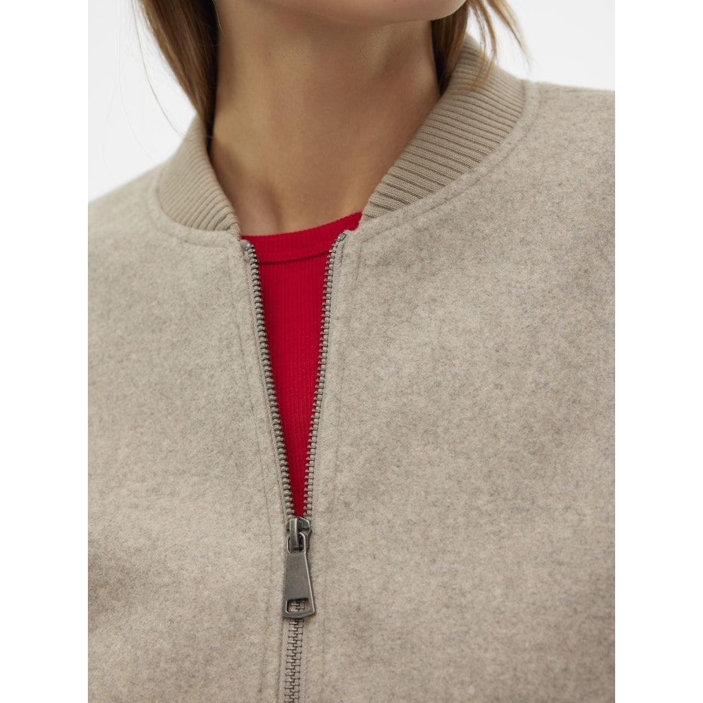 VERO MODA Bomberis moterims, Ruda, Popbella short jacket 6