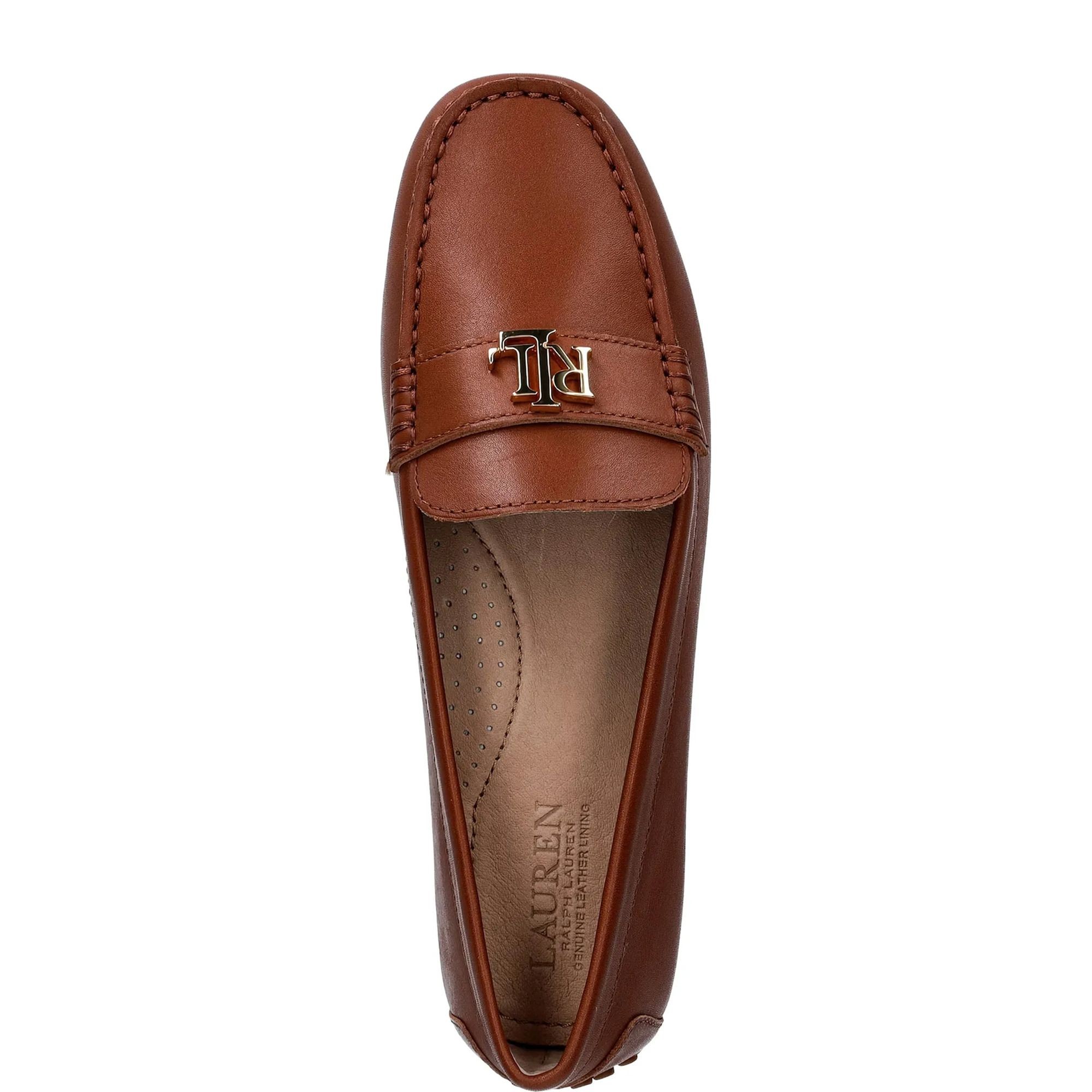 LAUREN RALPH LAUREN Mokasinai moterims, Ruda, Barnsbury-flats-driver 4