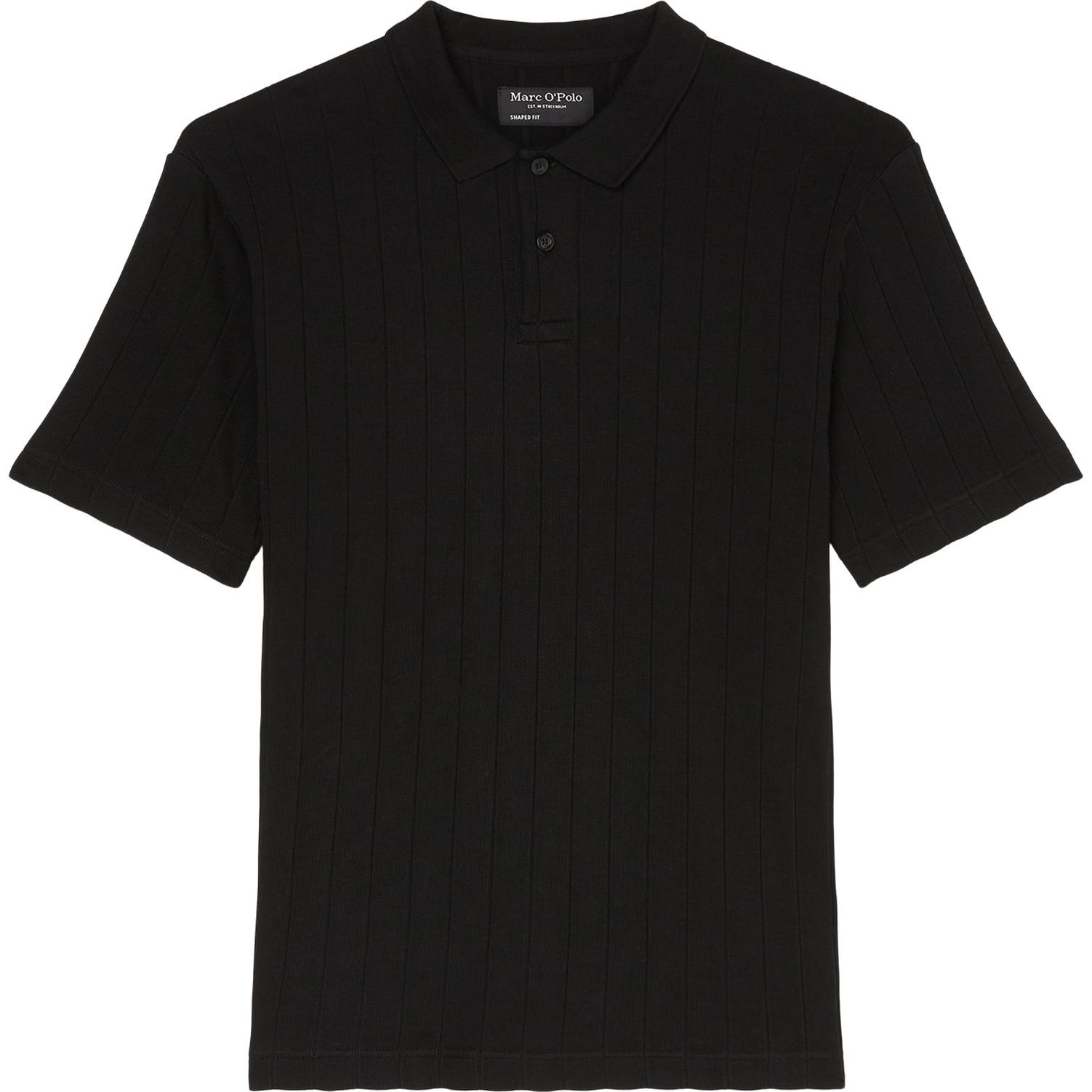 MARC O'POLO Polo marškiniai trumpos rank. vyrams, Juoda 1