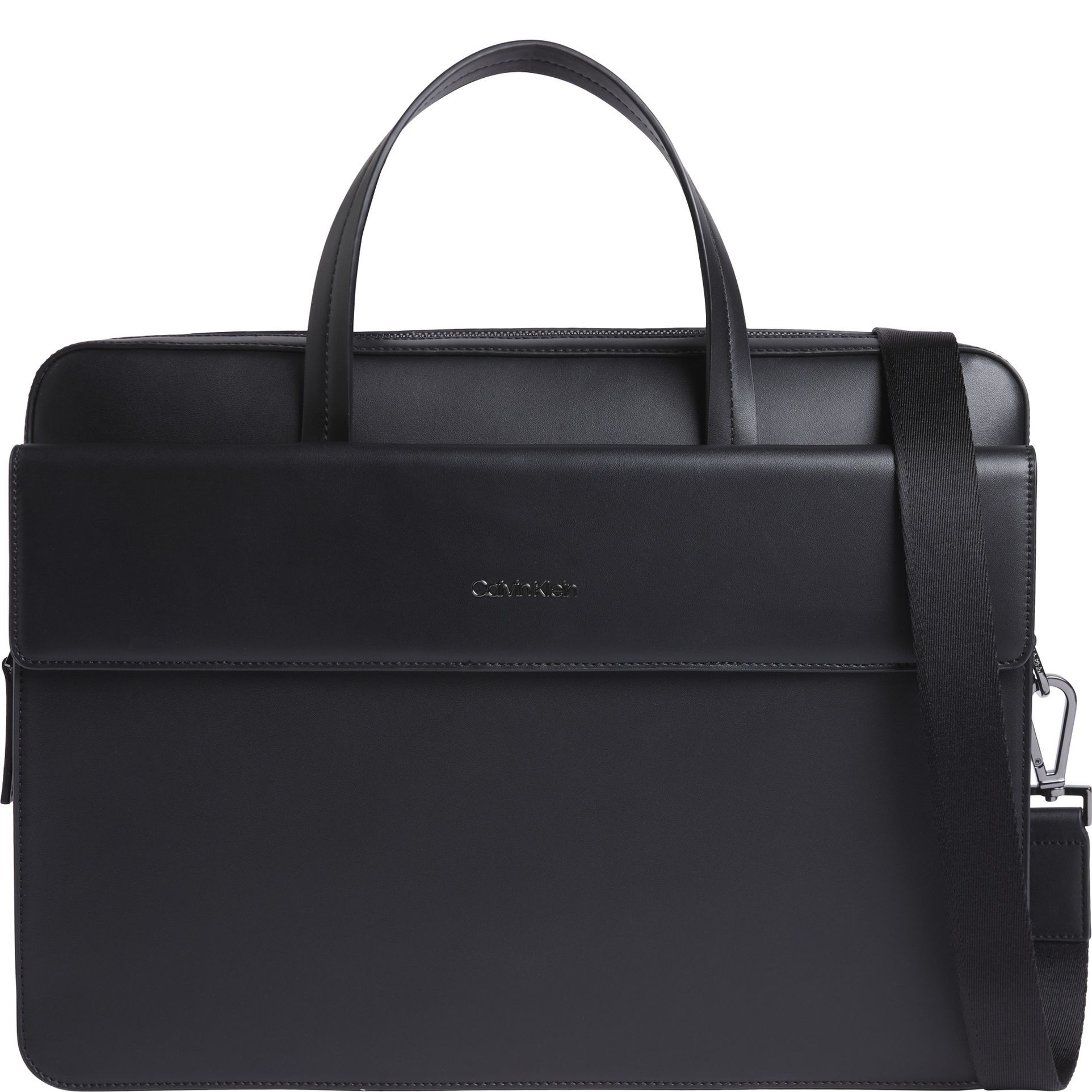 CALVIN KLEIN Dėklas kompiuteriui vyrams, Juoda, Vertical lines laptop bag 1