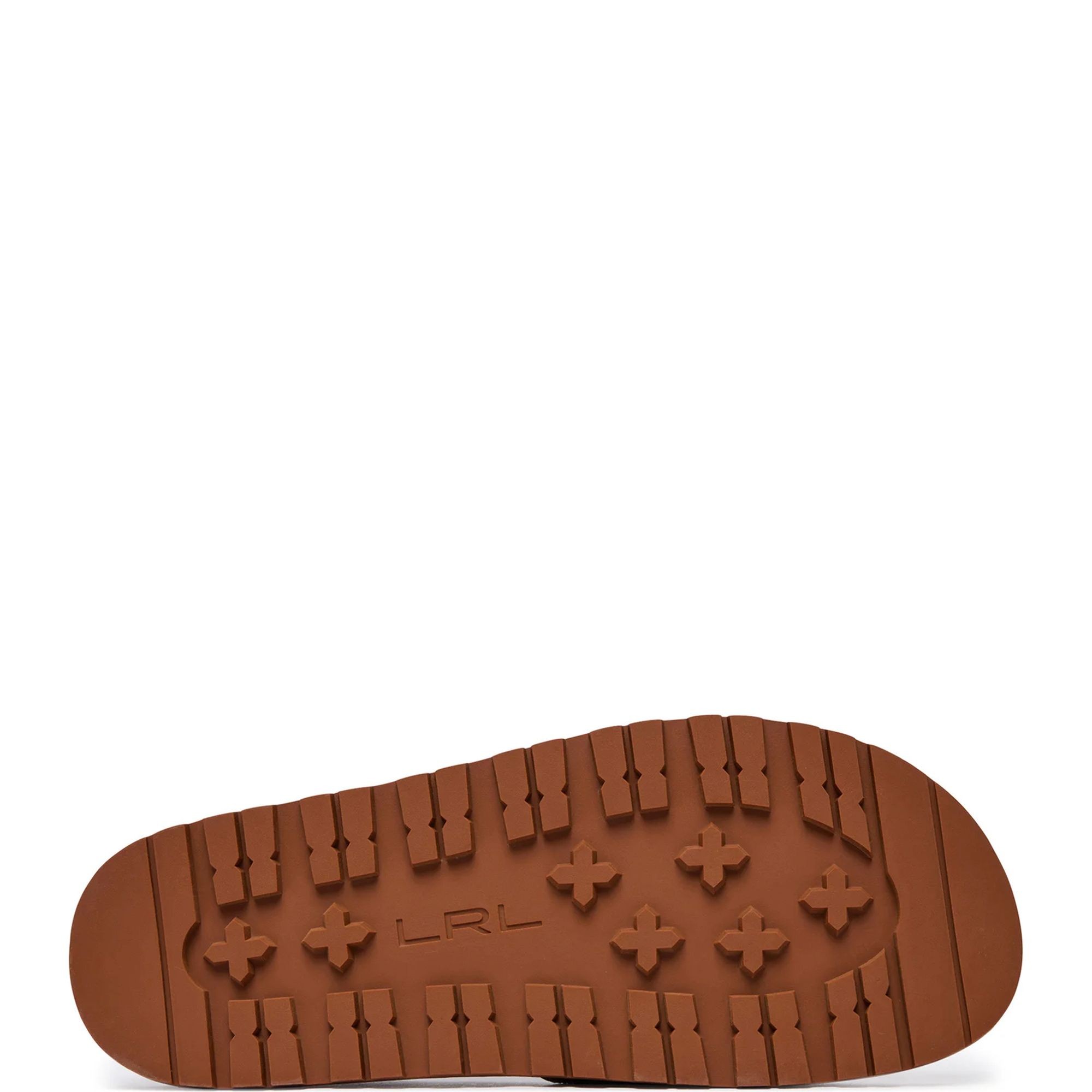 LAUREN RALPH LAUREN Guminės šlepetės moterims, Ruda, Tasha slide-sandals-slide 4