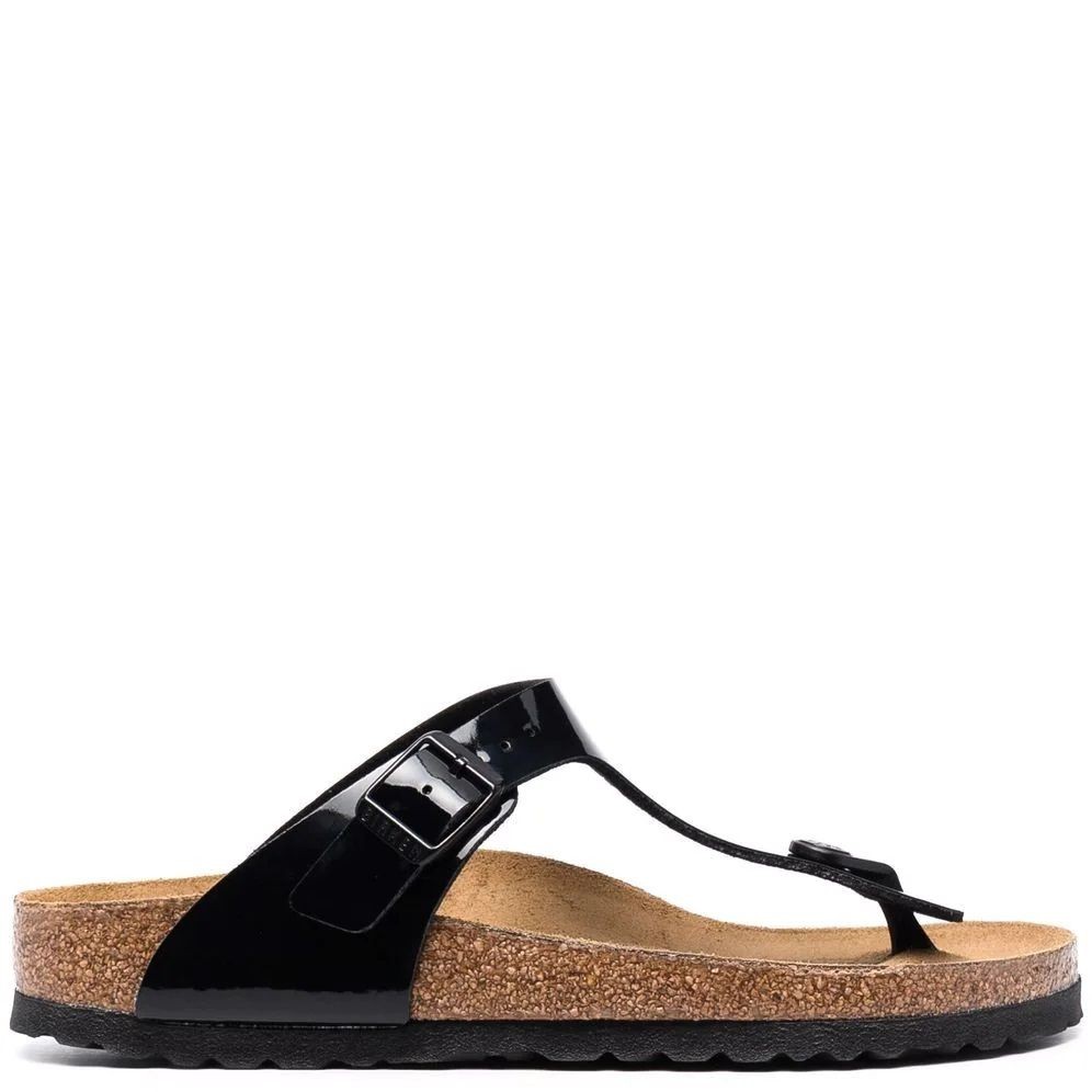 BIRKENSTOCK Šlepetės moterims, Juoda, Gize hBS 2