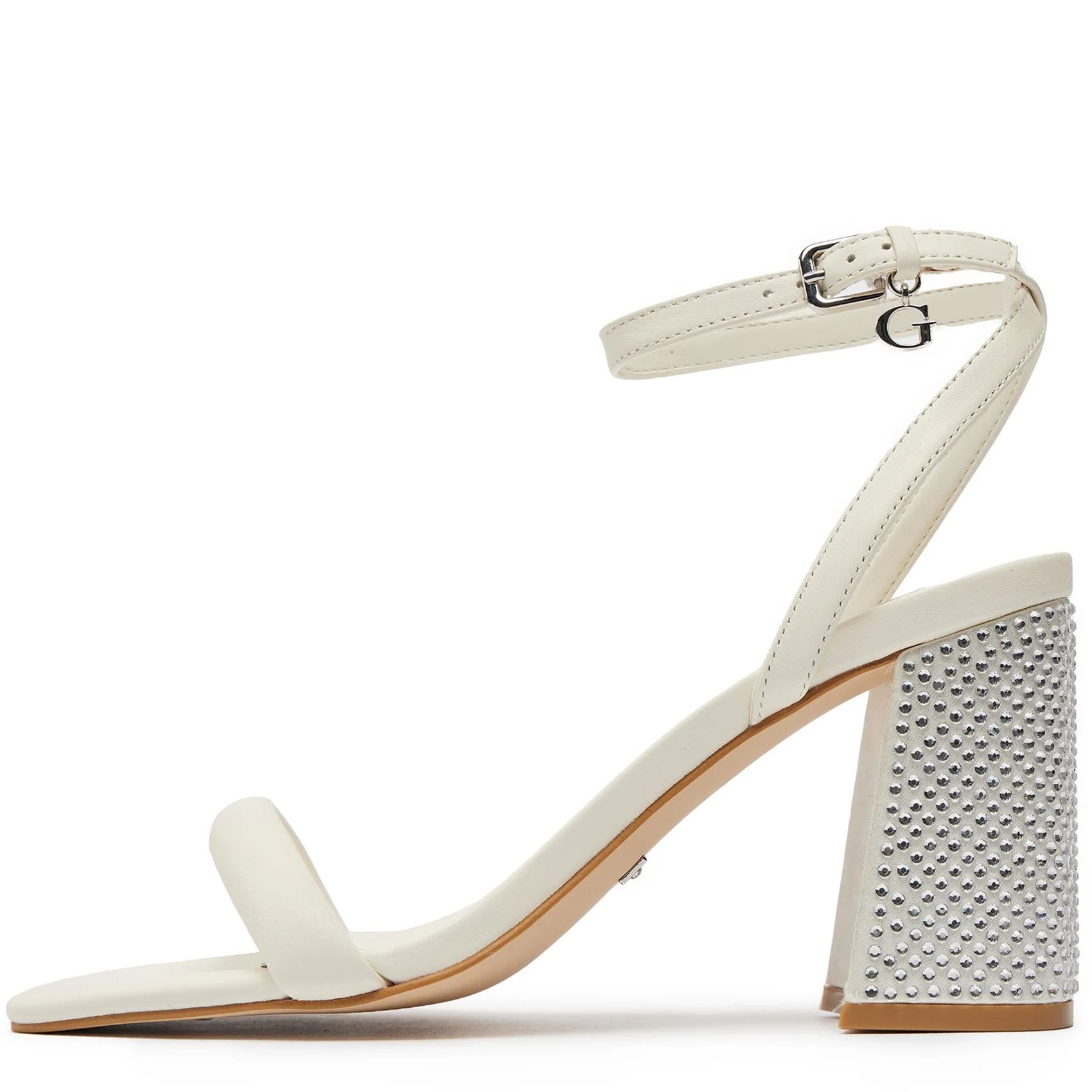 GUESS Basutės moterims, Balta, Gelectra Sandals 5