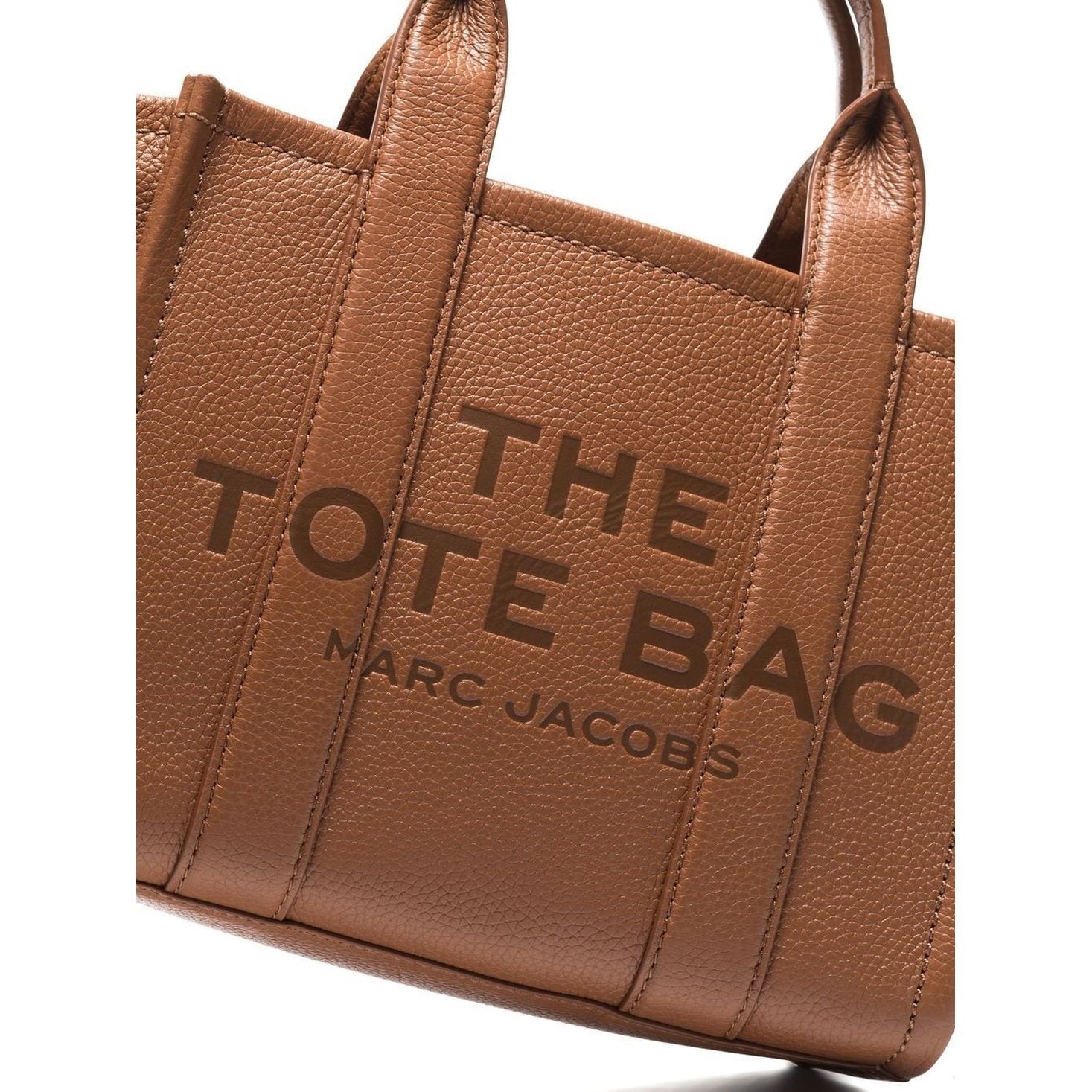 MARC JACOBS Pirkinių krepšys moterims, Ruda, The mini tote 3