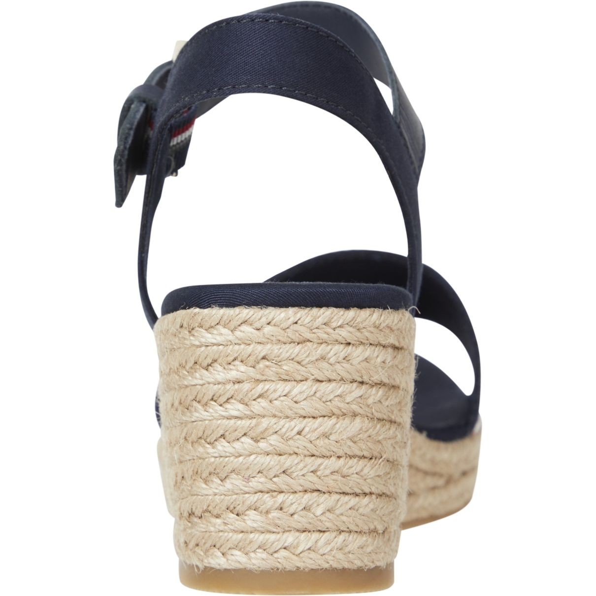 TOMMY HILFIGER Basutės moterims, Mėlyna, Webbing wedge sandal 4