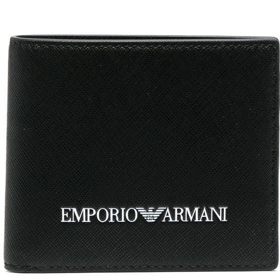 EMPORIO ARMANI Piniginė vyrams, Juoda, Wallet 1