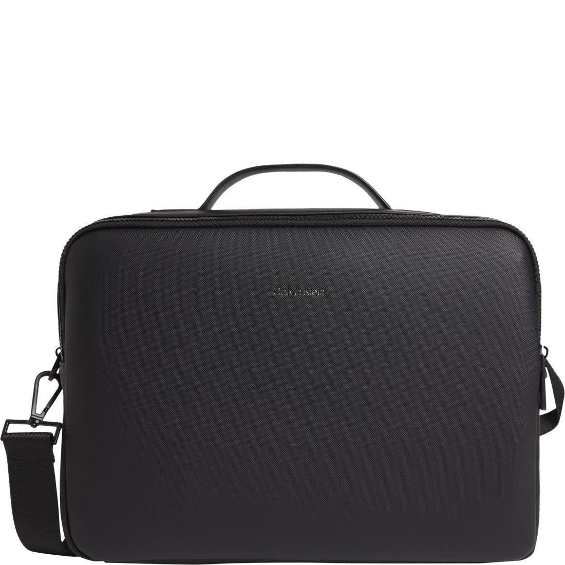 CALVIN KLEIN Dėklas kompiuteriui vyrams, Juoda, Pique laptop bag 1