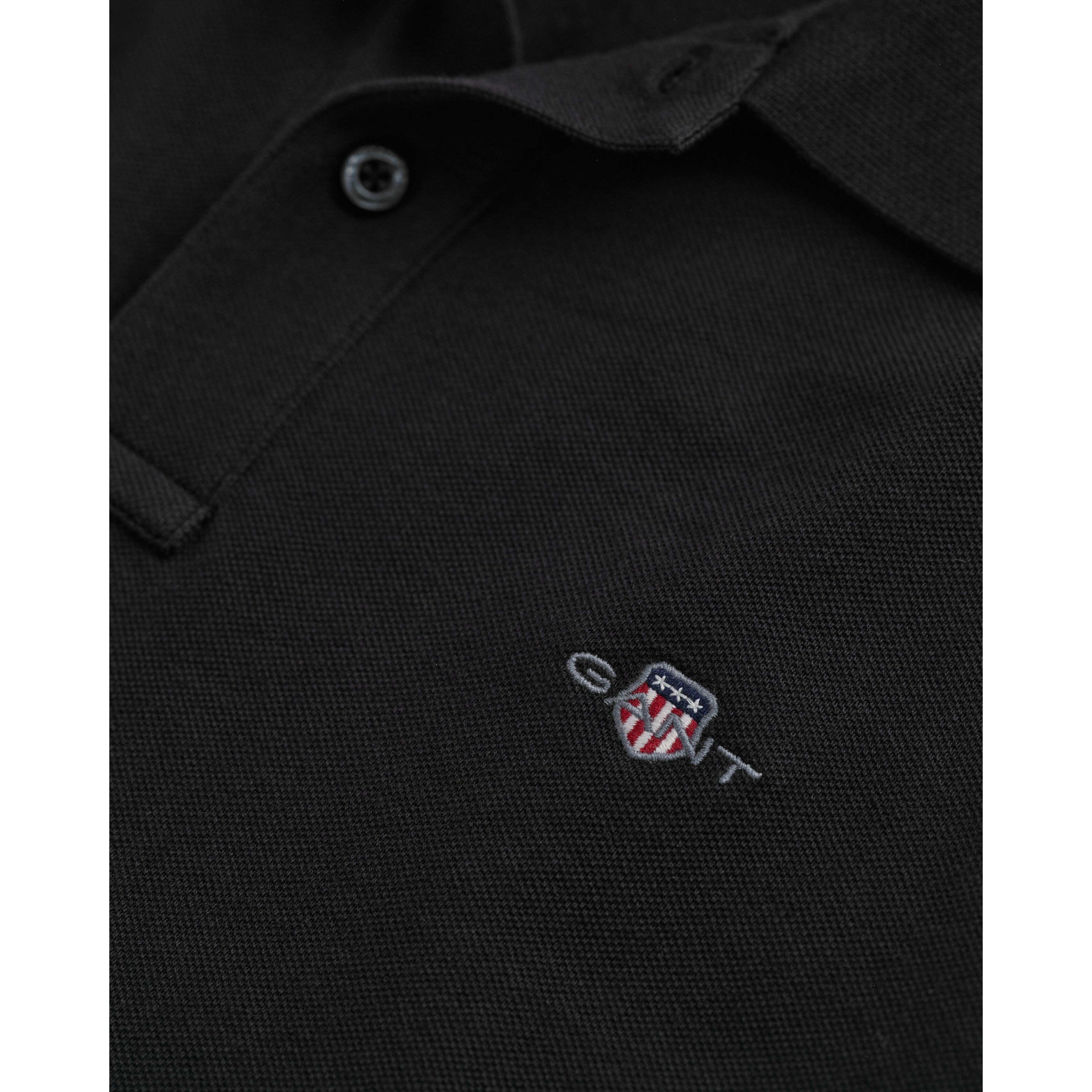 GANT Polo marškiniai trumpos rank. vyrams, Juoda 4