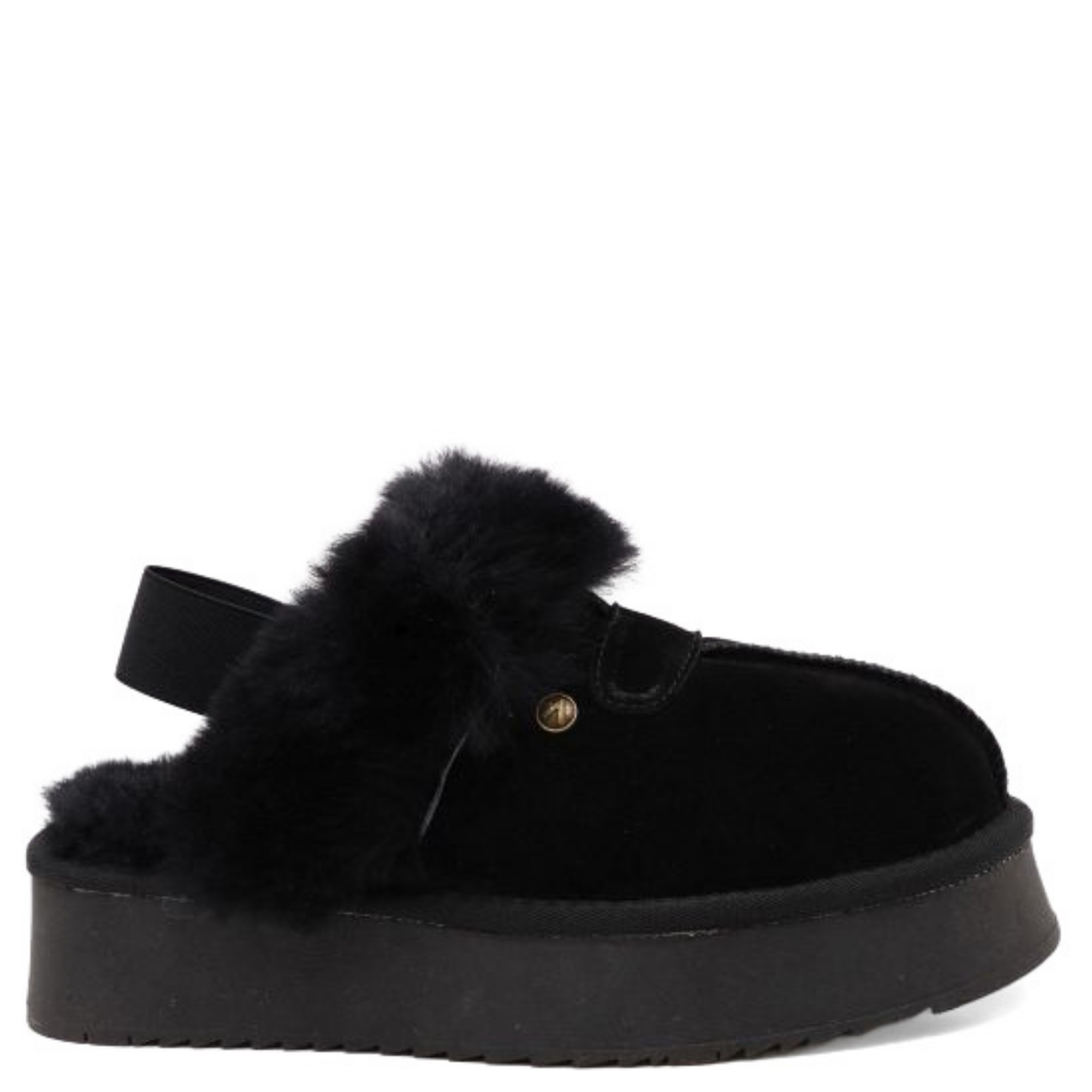 ALPACAS Šlepetės moterims, Juoda, Slippers, ALPW66C1401B-BLACK