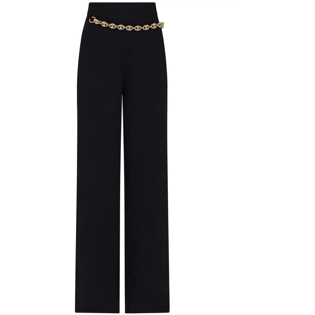 PACO RABANNE Kelnės moterims, Juoda, Pants 1