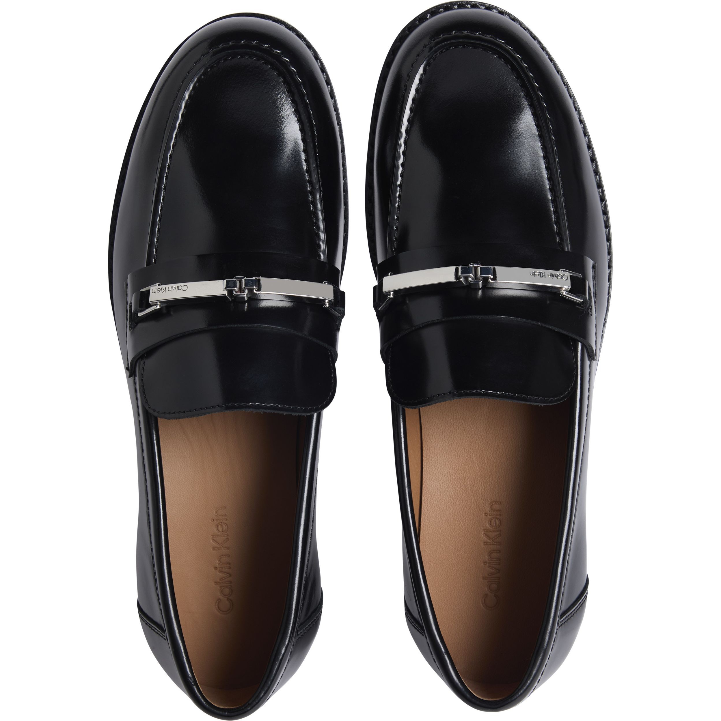 CALVIN KLEIN Loaferiai moterims, Juoda, Moc loafer 3