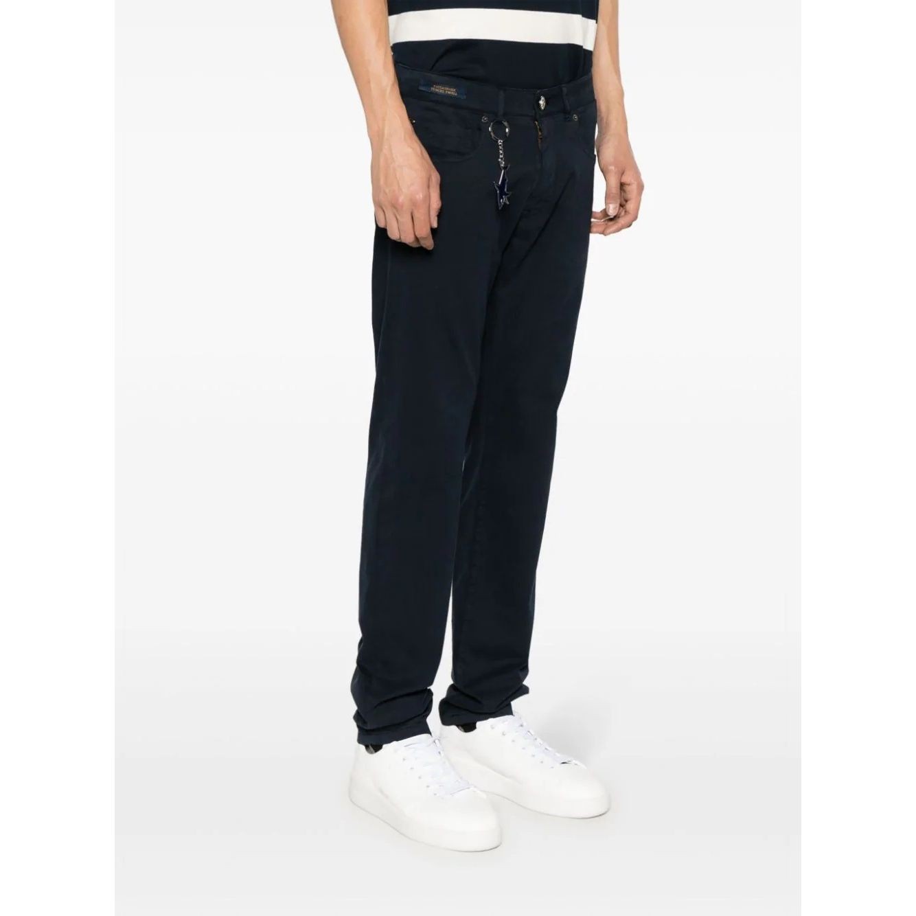 PAULNSHARK Tiesūs džinsai vyrams, Mėlyna, Five pocket trousers 2