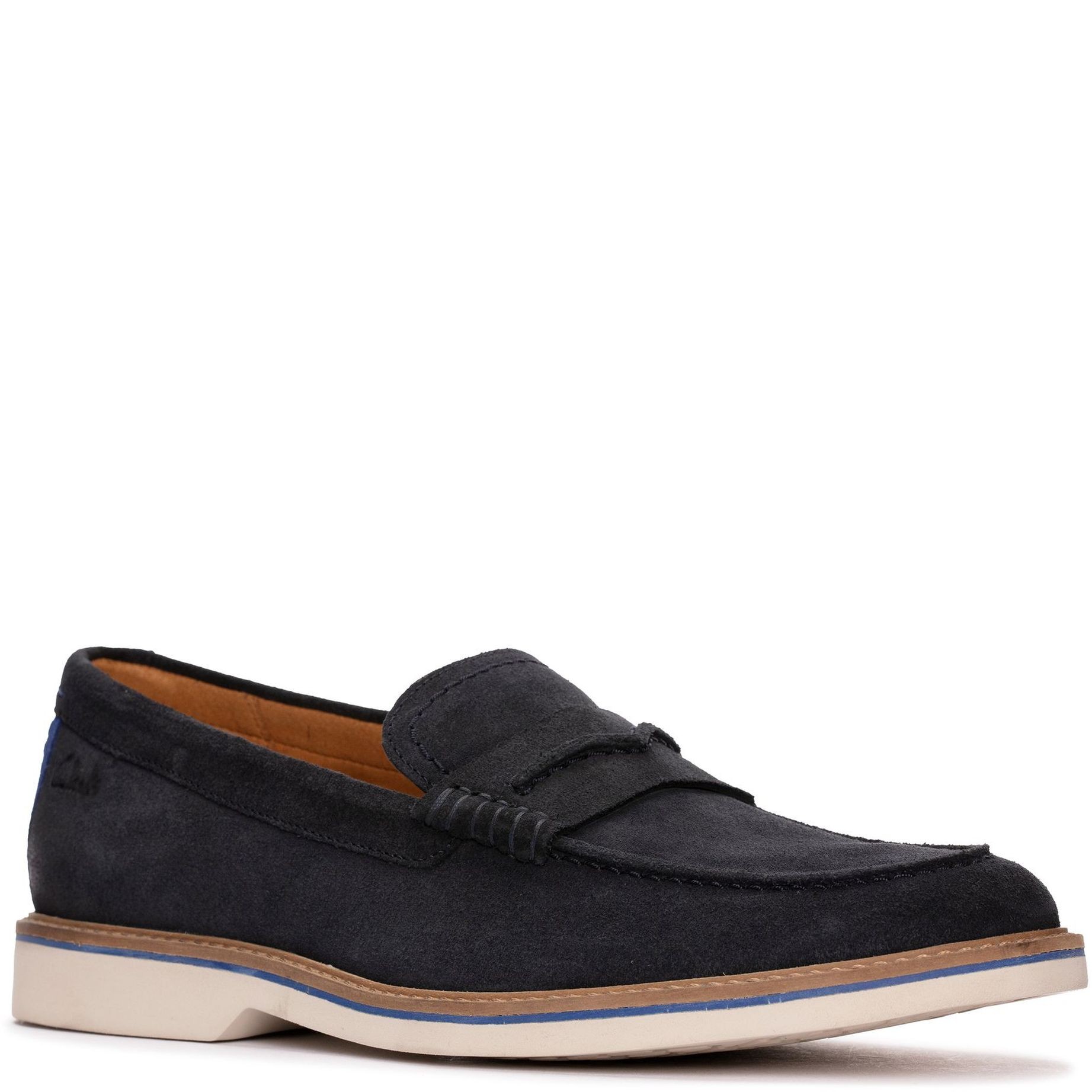 CLARKS Mokasinai vyrams, Mėlyna, Atticus LTSlip mocasins 1
