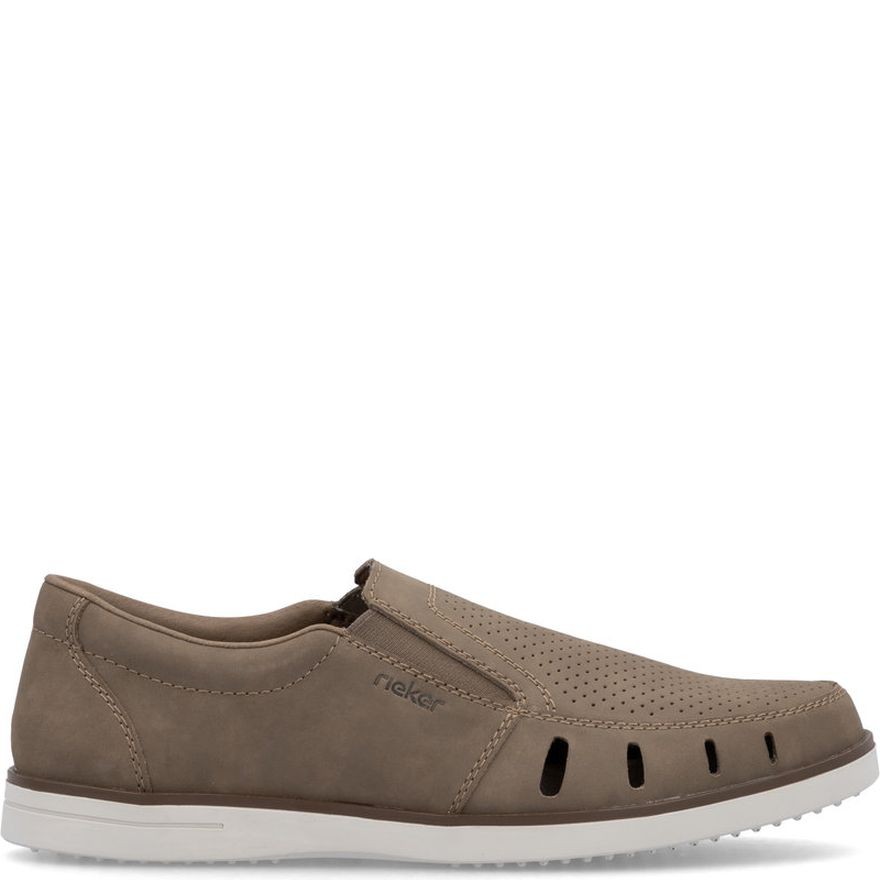 RIEKER Loaferiai vyrams, Ruda, Slipper 2