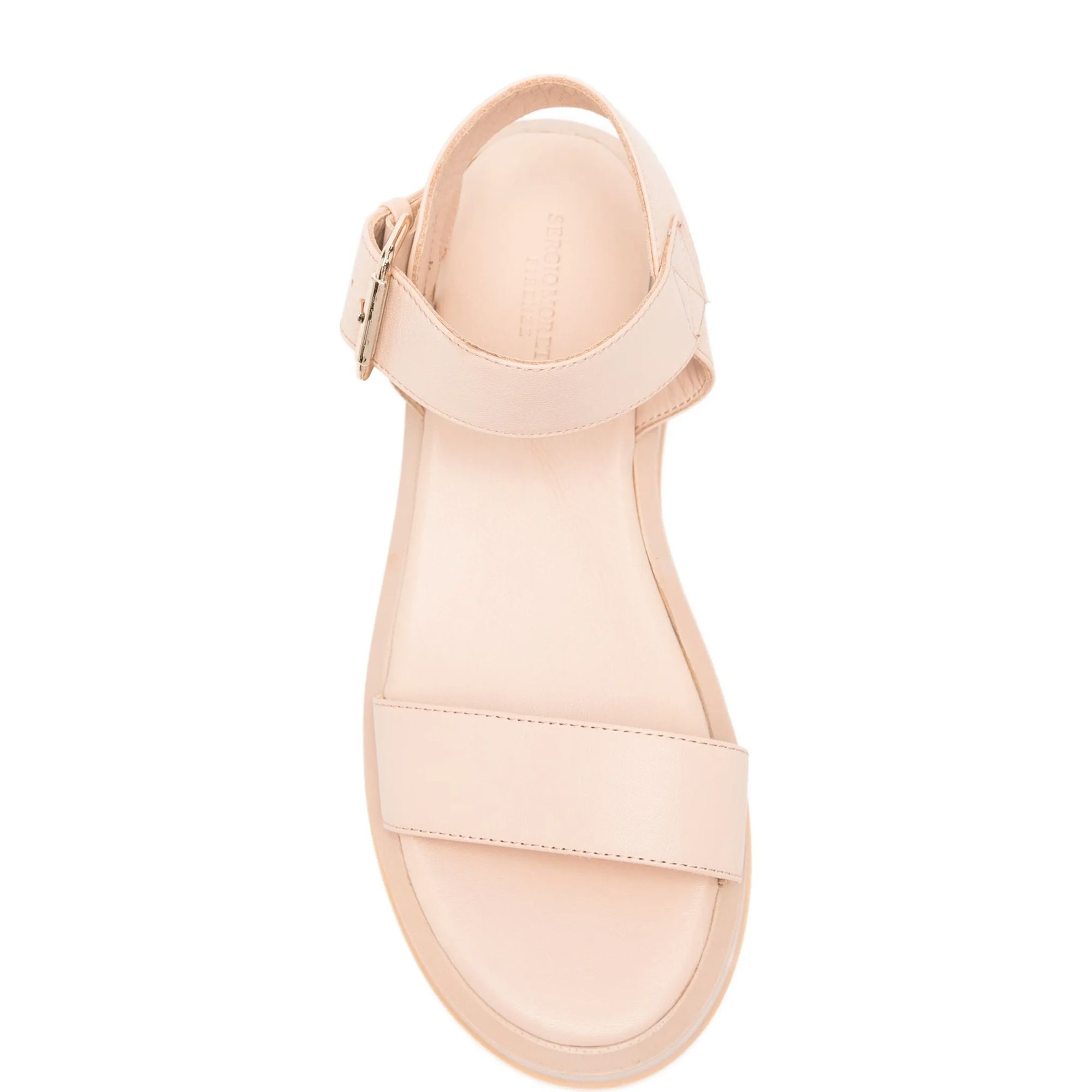 SERGIO MORETTI Basutės moterims, Smėlio, Sandals 4