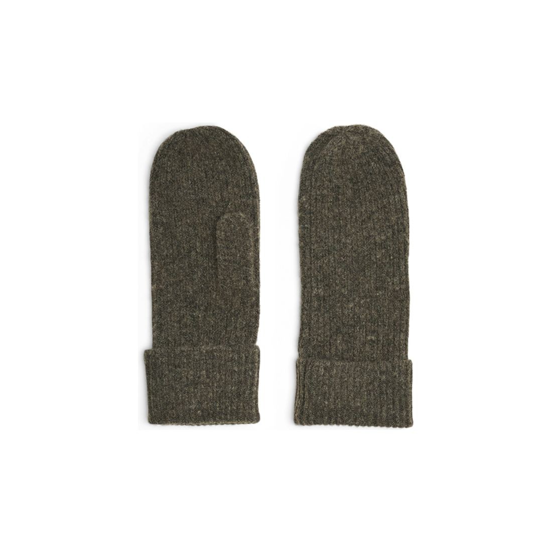 PIECES Kumštinės pirštinės moterims, Gray, Moella mittens