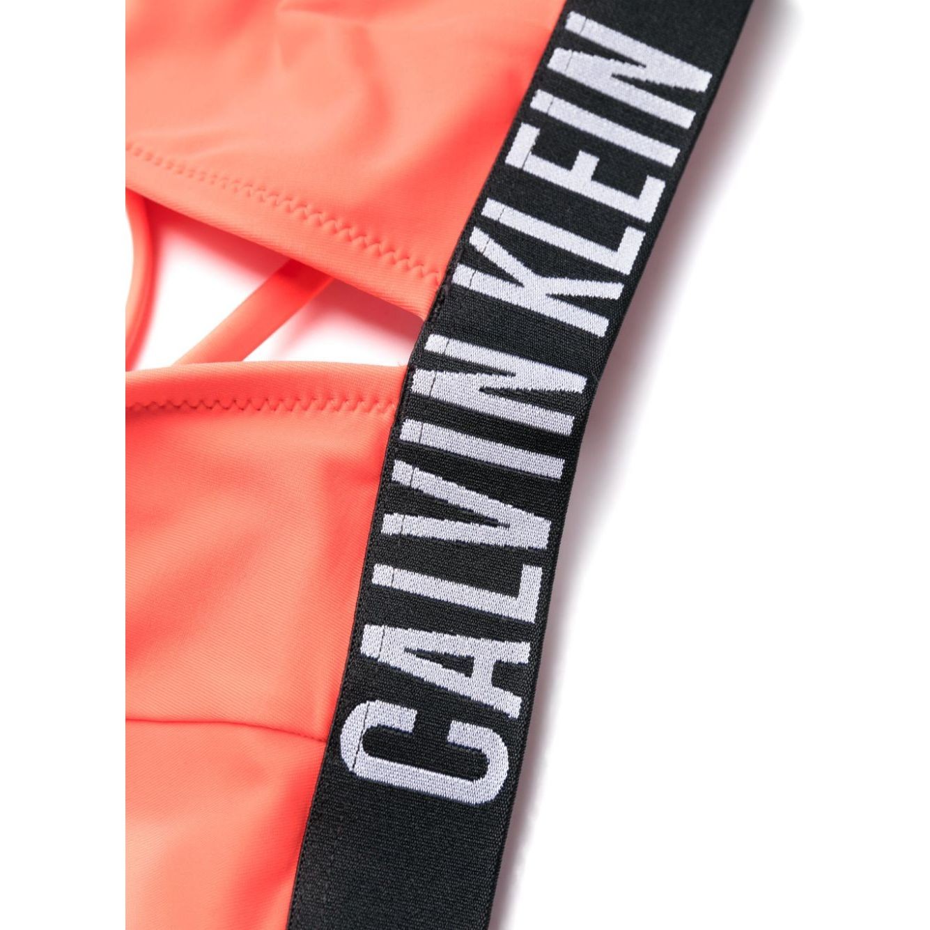 CALVIN KLEIN UW Viršutinė kostiumėlio dalis moterims, Oranžinė, Triangle Bras 3