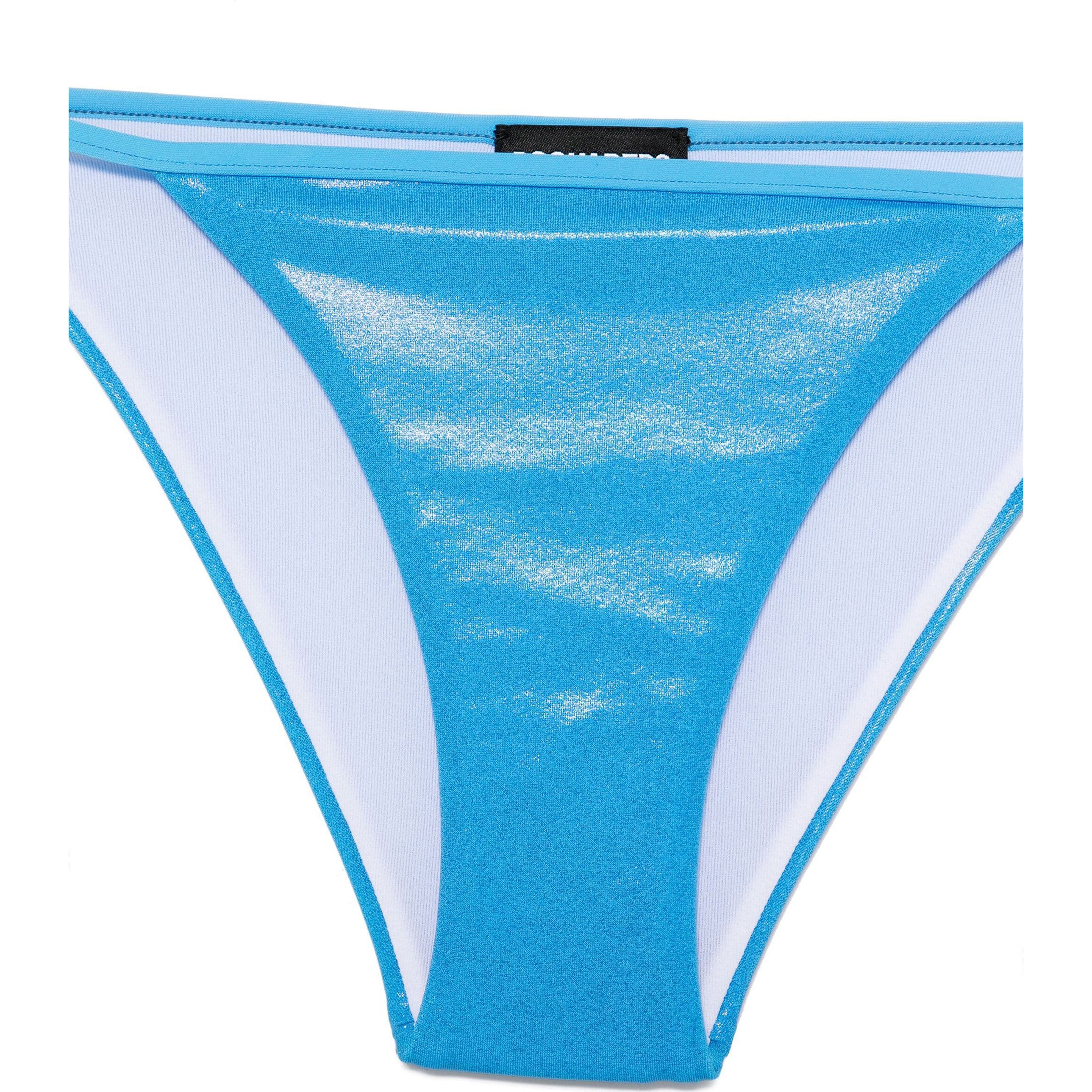 DSQUARED2 UNDERWEAR Apatinė kostiumėlio dalis moterims, Mėlyna, Bikini 3