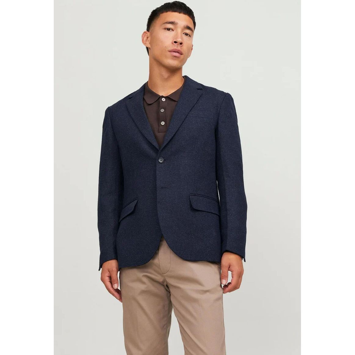 JACK & JONES Švarkas vyrams, Mėlyna, JPRTWEED BLAZER SLIM F 3