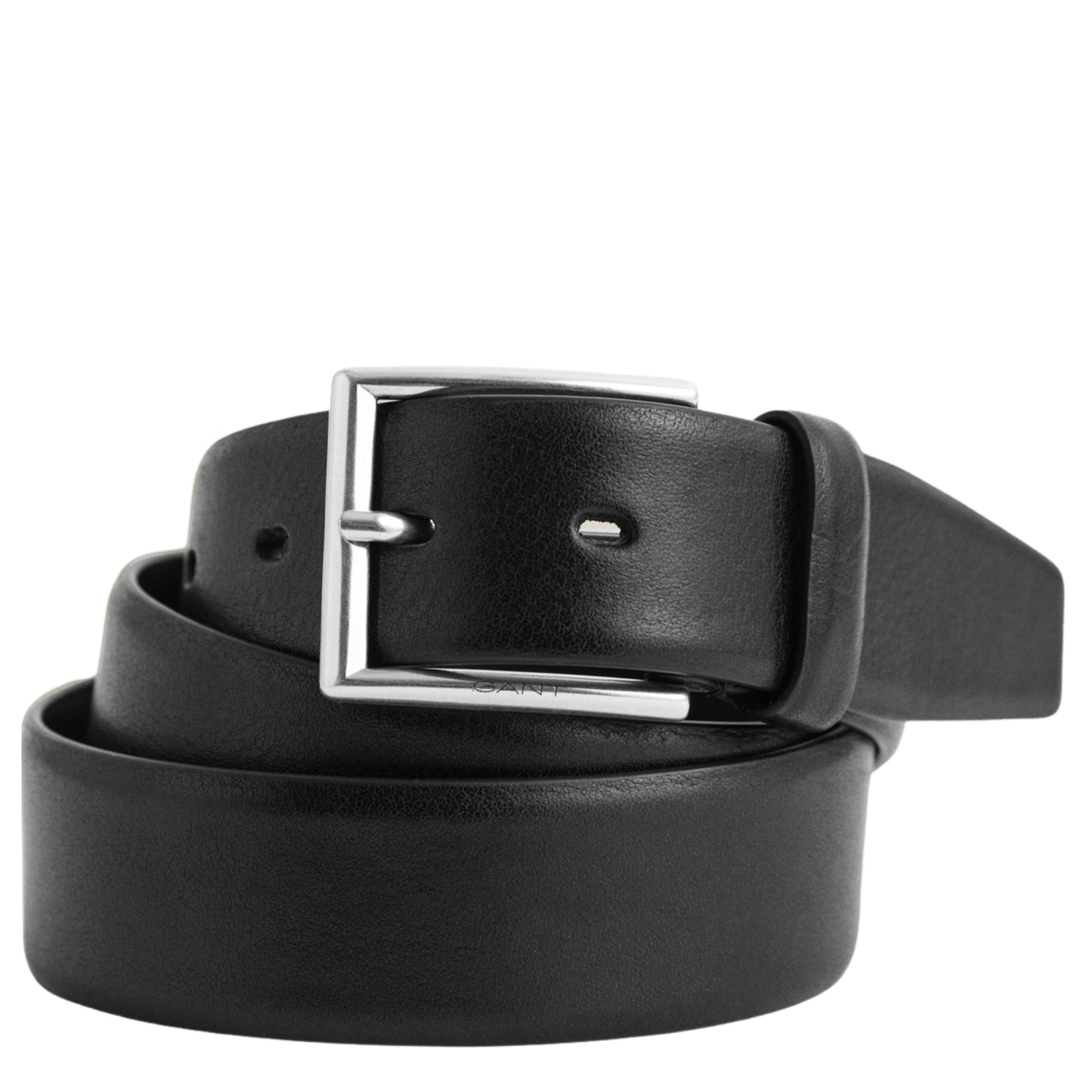 GANT Diržas vyrams, Juoda, Leather Belt