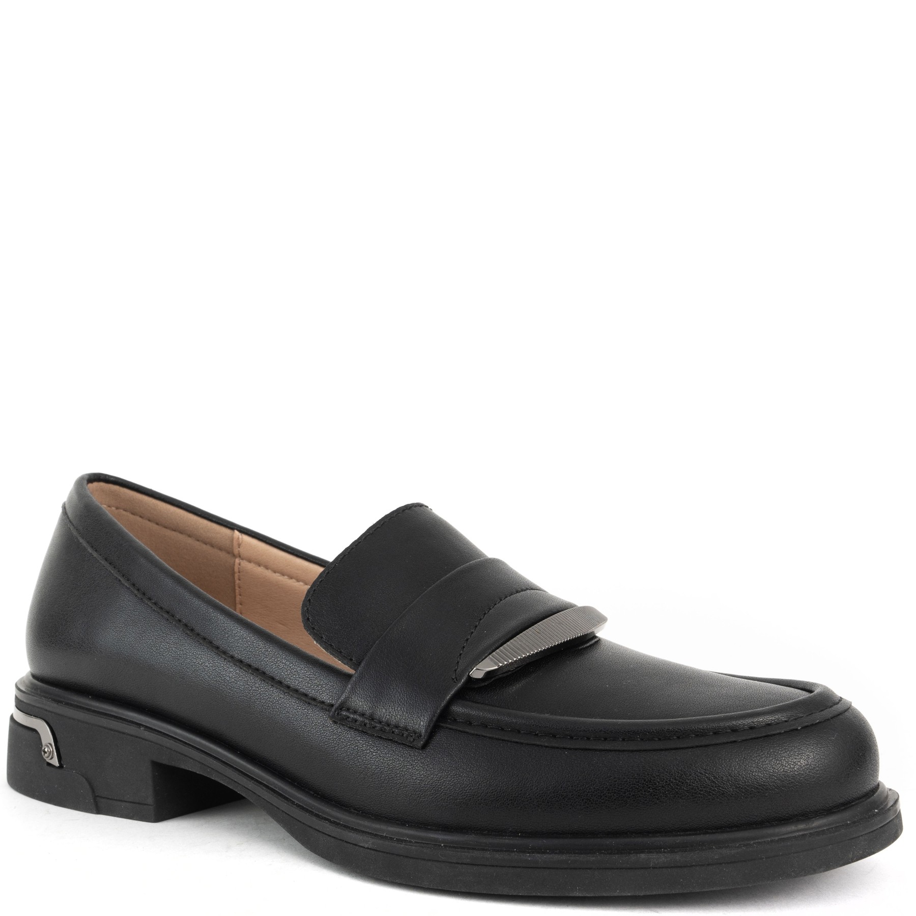 SANTINO MILANO Loaferiai moterims, Juoda, Loafers, SANTINO MILANO 25SS 1