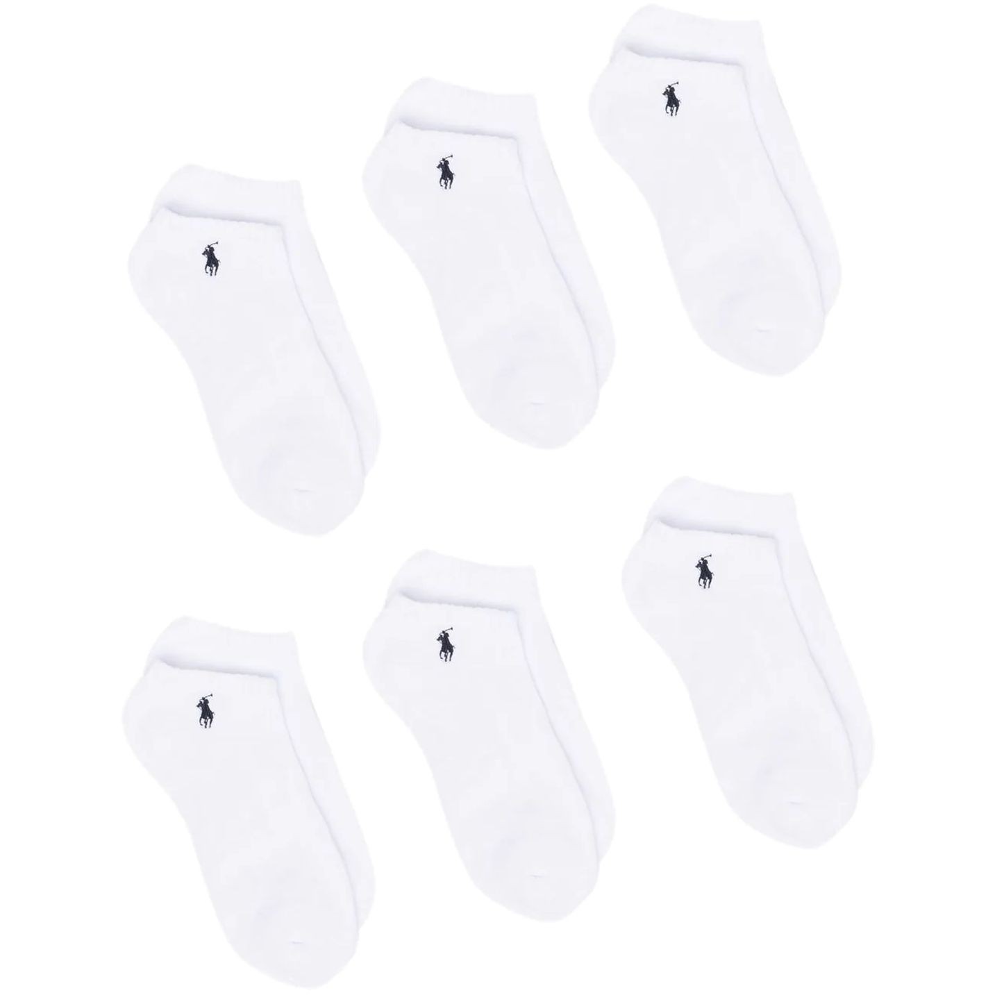 POLO RALPH LAUREN UW Kojinės vyrams, Balta, 6 pack socks 1