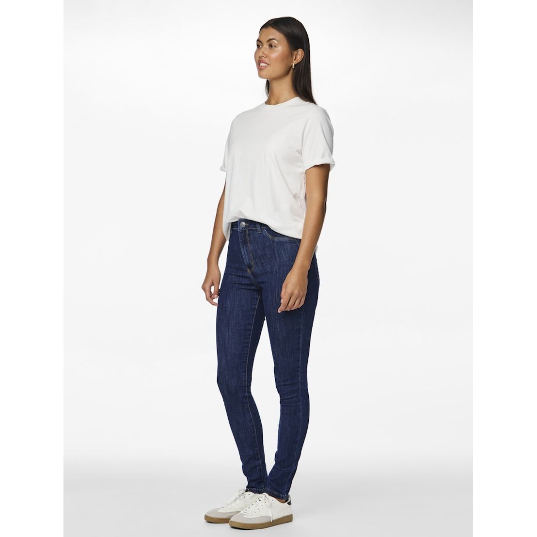PIECES Slim džinsai moterims, Mėlyna, Dea skinny jegging 3