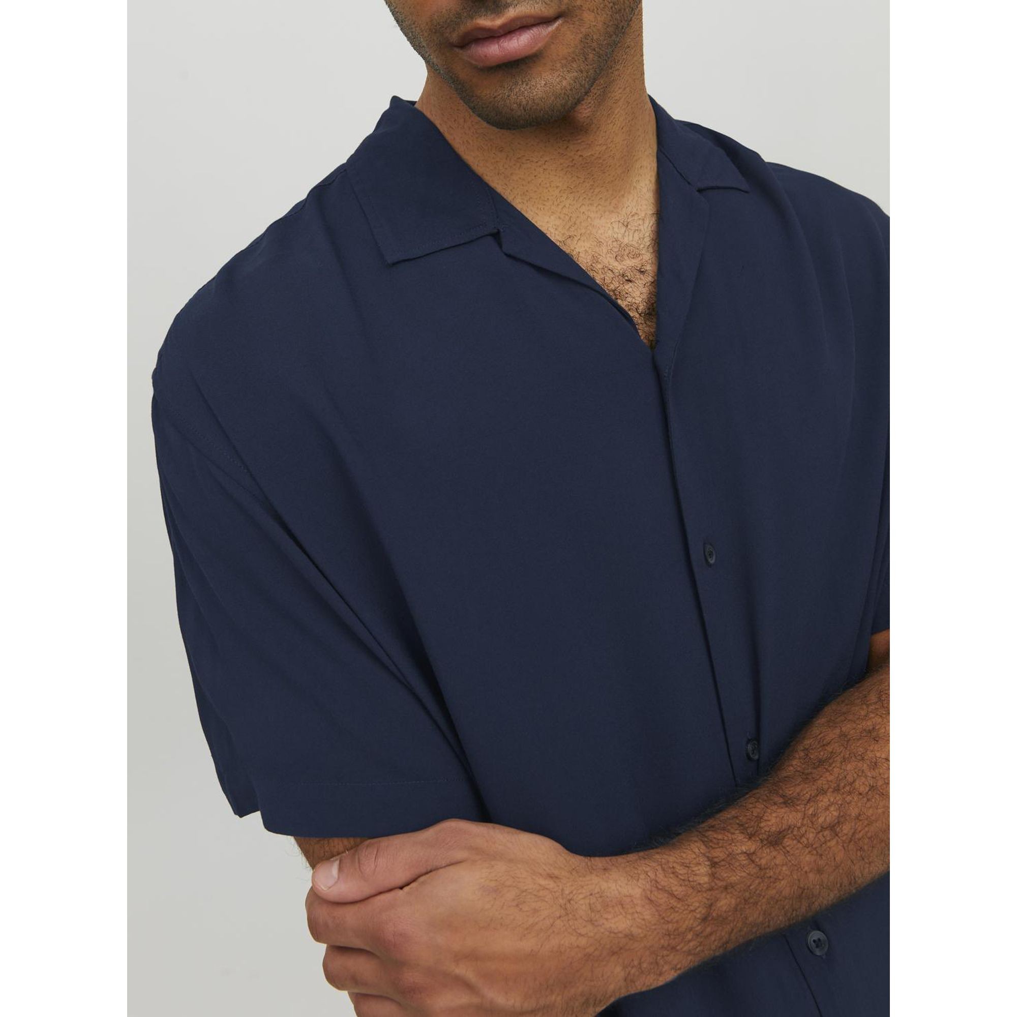 JACK & JONES Marškiniai vyrams, Navy Blazer, JJEJEFF RESORT SHIRT 4
