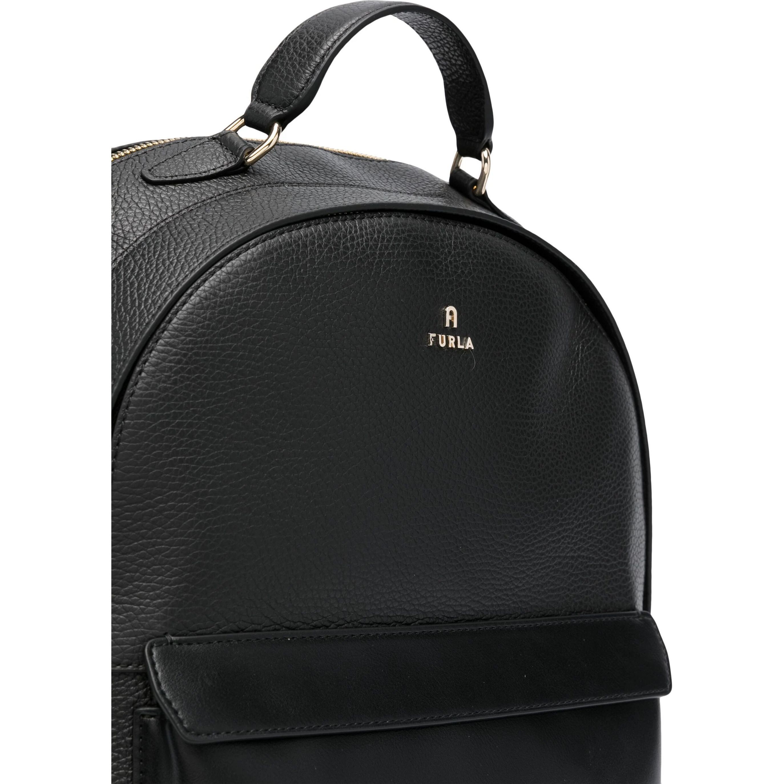 FURLA Kuprinė moterims, Juoda, Furla favola m backpack 4