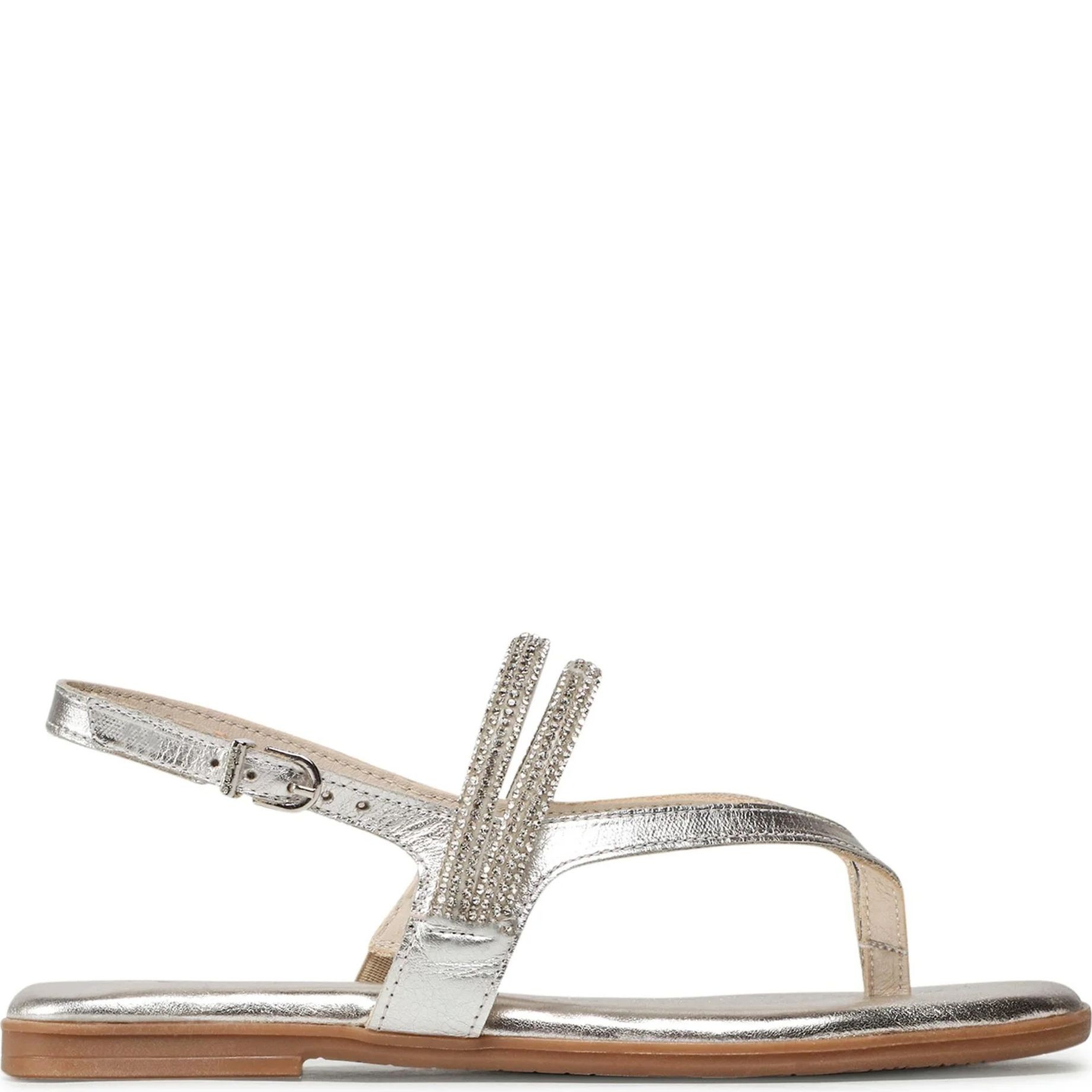 TAMARIS Basutės moterims, Sidabrinė, SANDALS 2