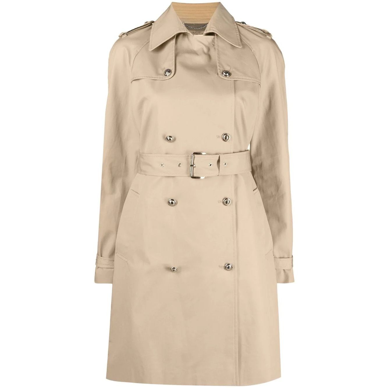 MICHAEL KORS Lietpaltis moterims, Ruda, Cotton trench 1