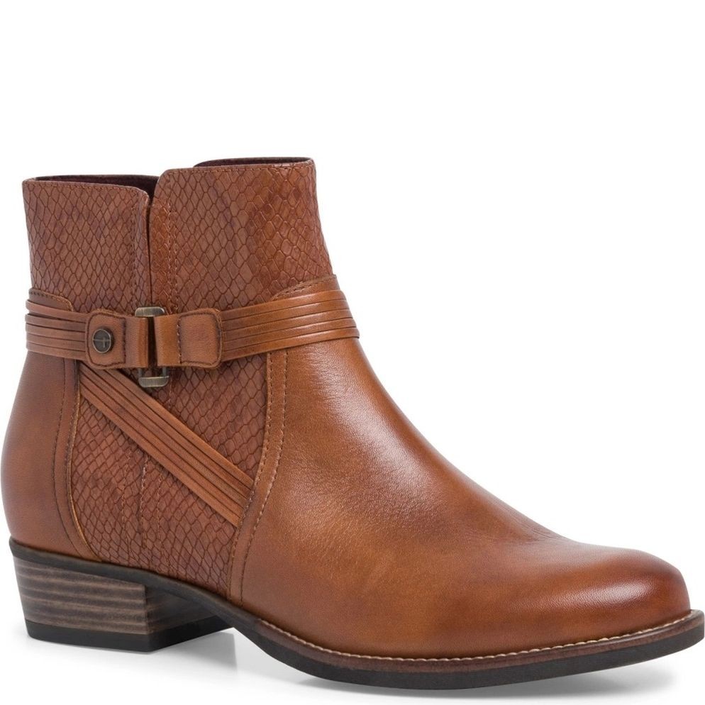 TAMARIS Aulinukai moterims, Ruda, BOOTIES 1