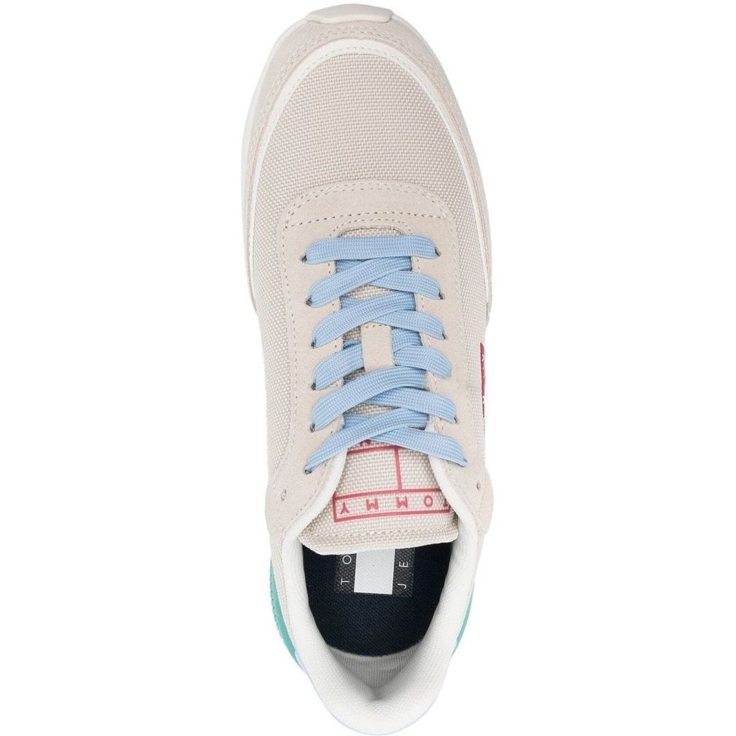 TOMMY JEANS Sportiniai bateliai moterims, Smėlio, JEANS WMN TECH. RUNNER 4